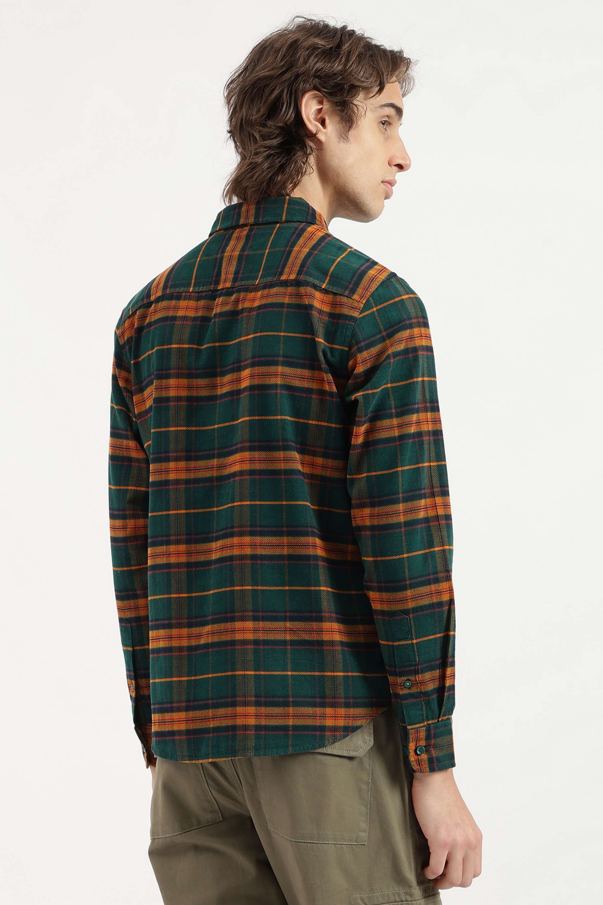 Checks-Cotton-Regular-Fit-Men-s-Casual-Shirt