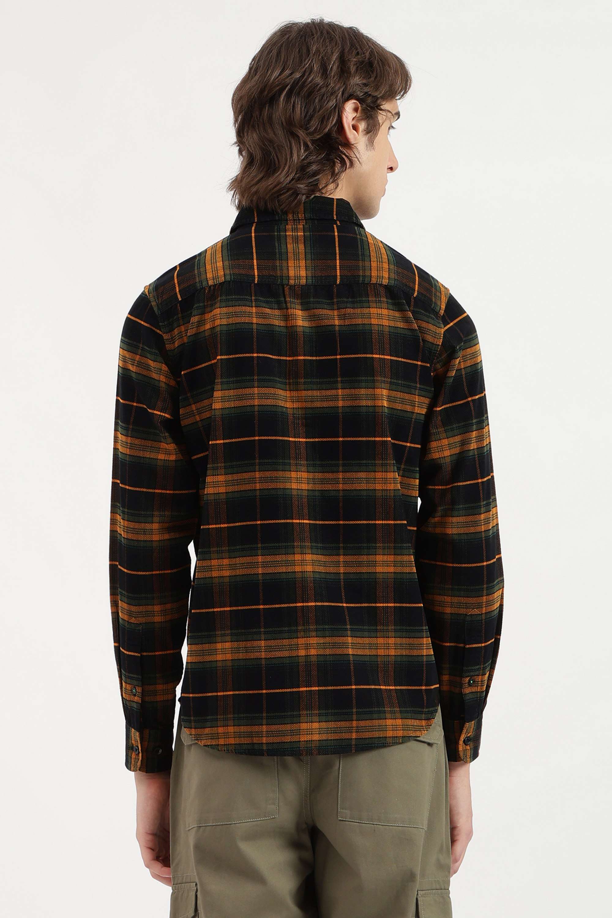 Checks-Cotton-Regular-Fit-Men-s-Casual-Shirt