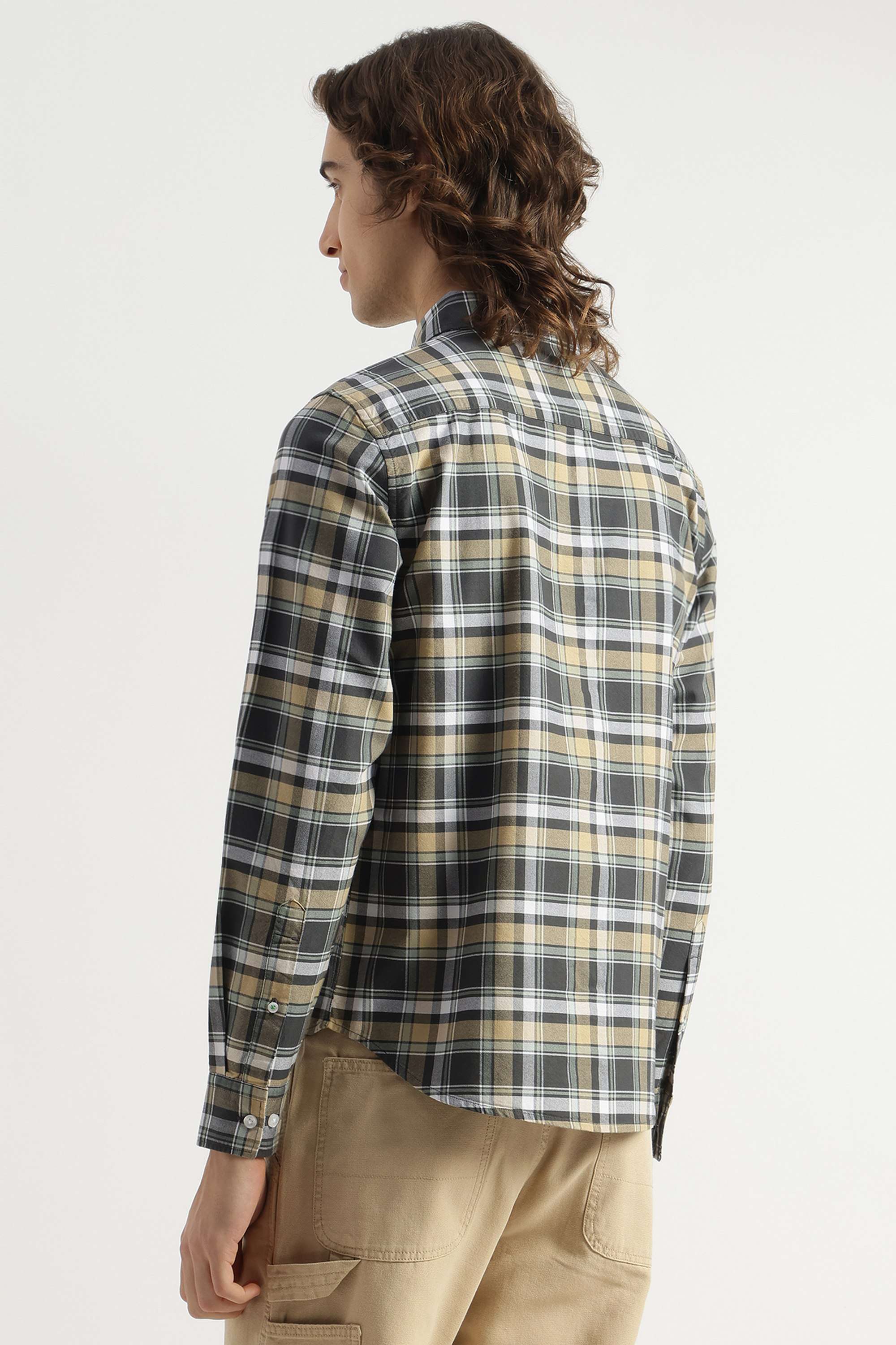Checks-Cotton-Regular-Fit-Men-s-Casual-Shirt