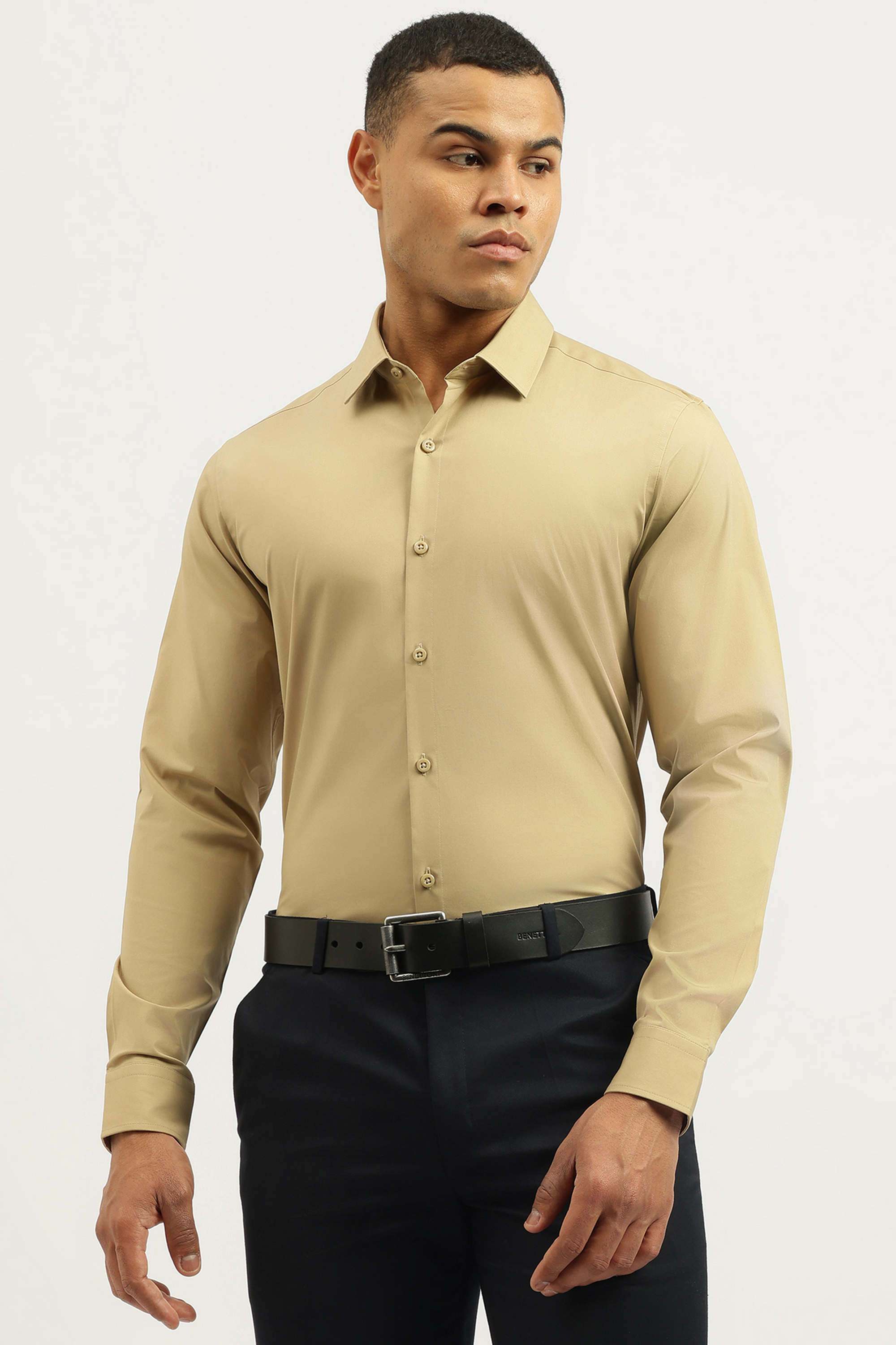 Solid-Cotton-Men-s-Casual-Wear-Shirt