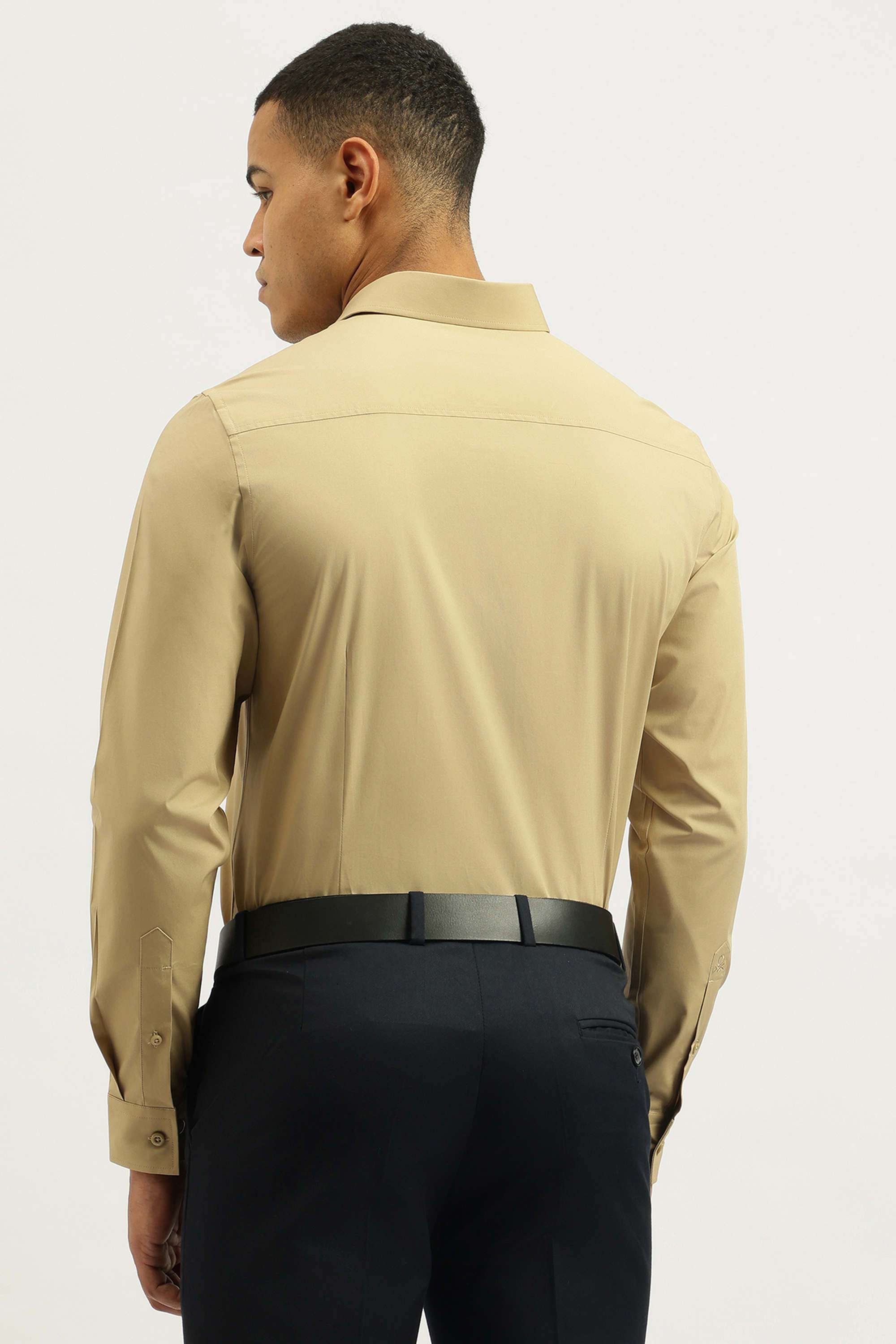 Solid-Cotton-Men-s-Casual-Wear-Shirt