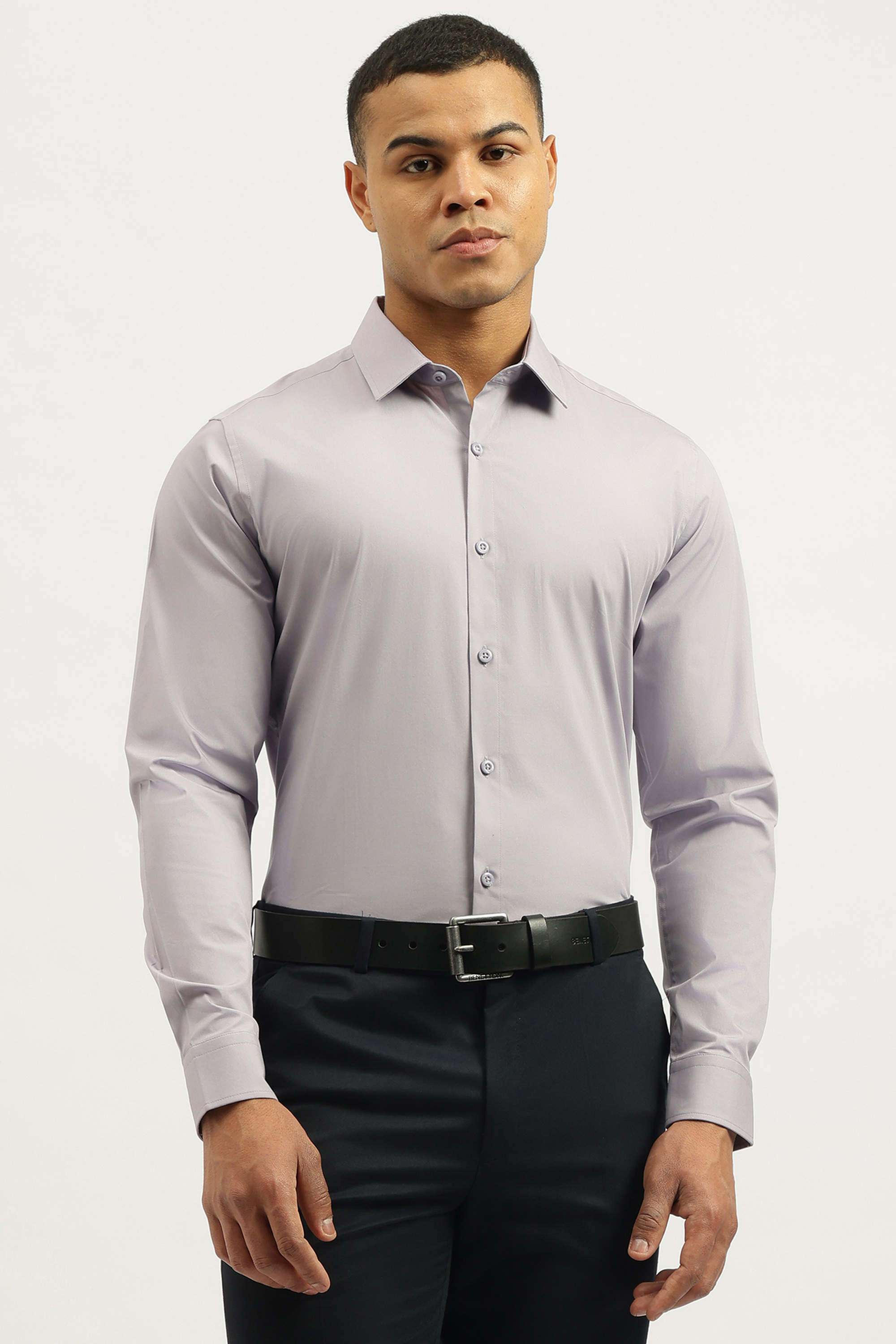 Solid-Cotton-Men-s-Casual-Wear-Shirt