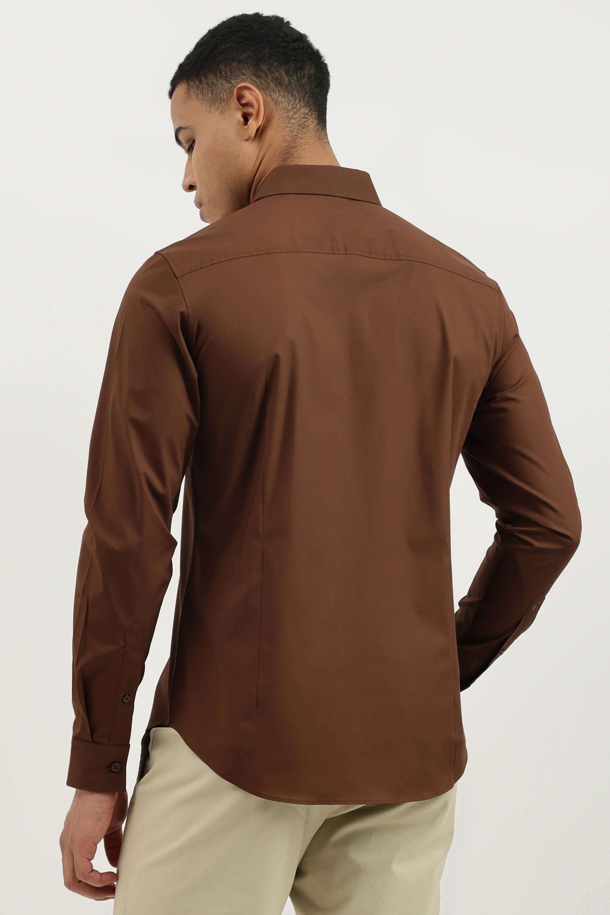 Solid-Cotton-Men-s-Casual-Wear-Shirt