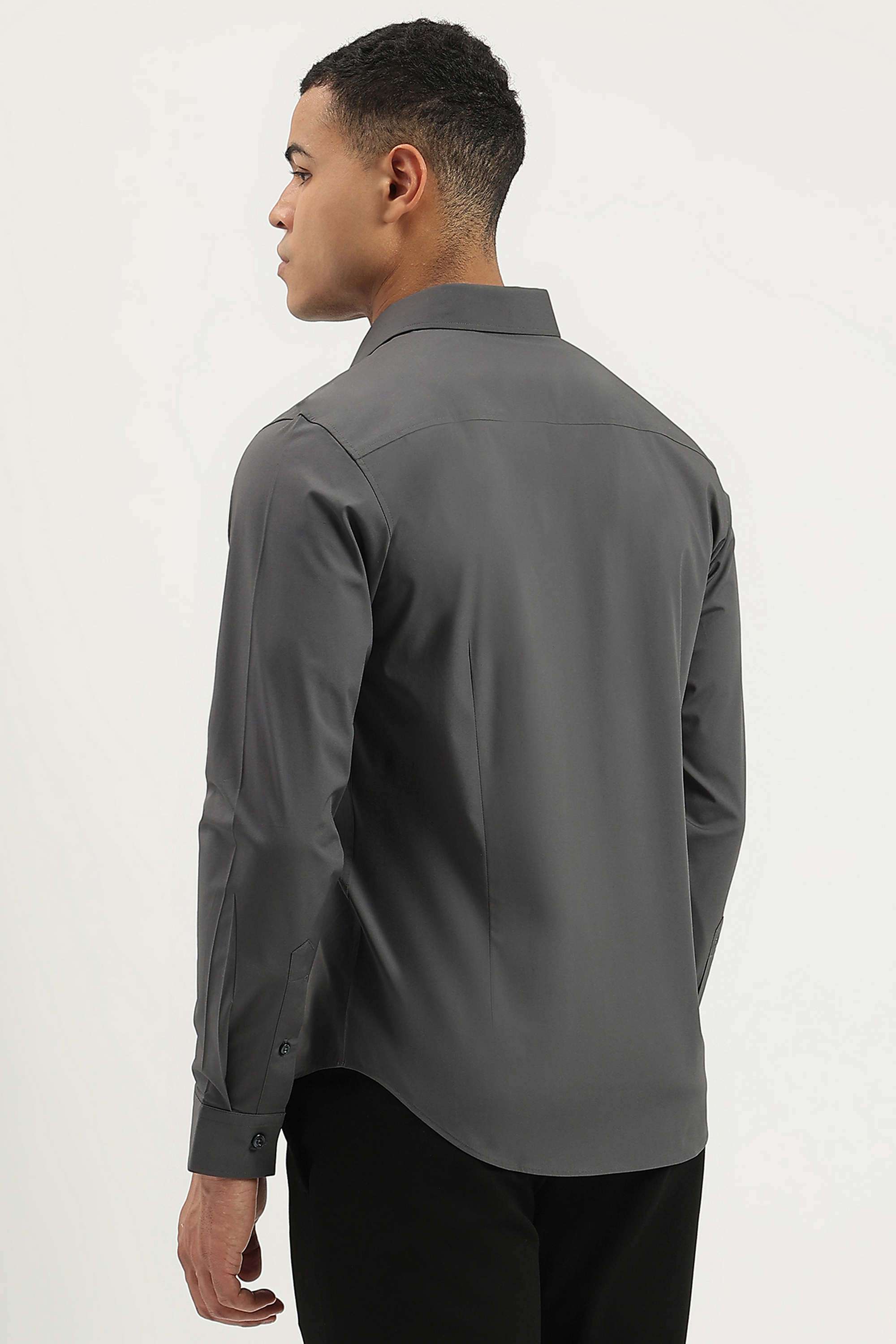 Solid-Cotton-Men-s-Casual-Wear-Shirt