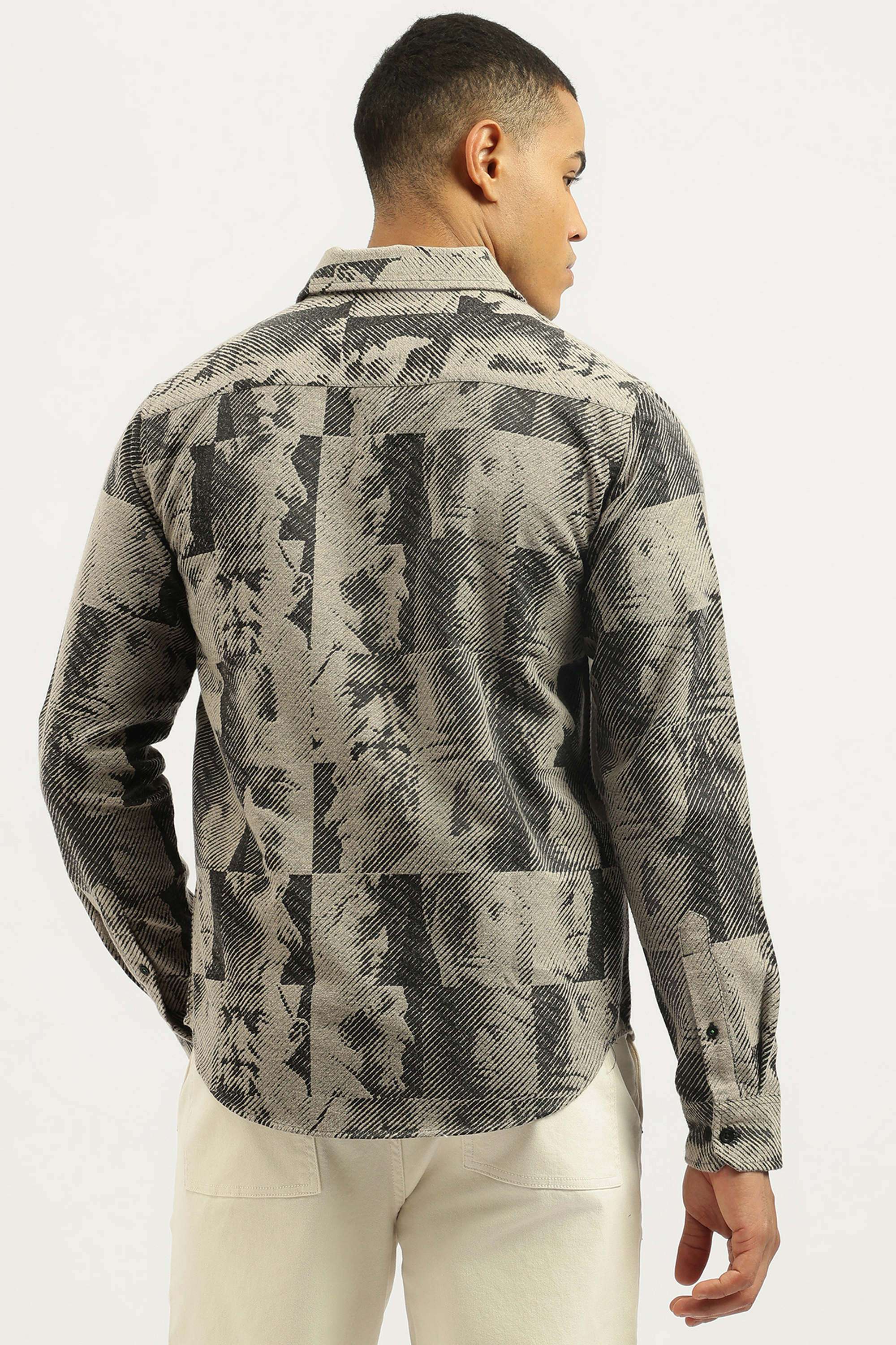 Printed-Cotton-Men-s-Casual-Wear-Shirt