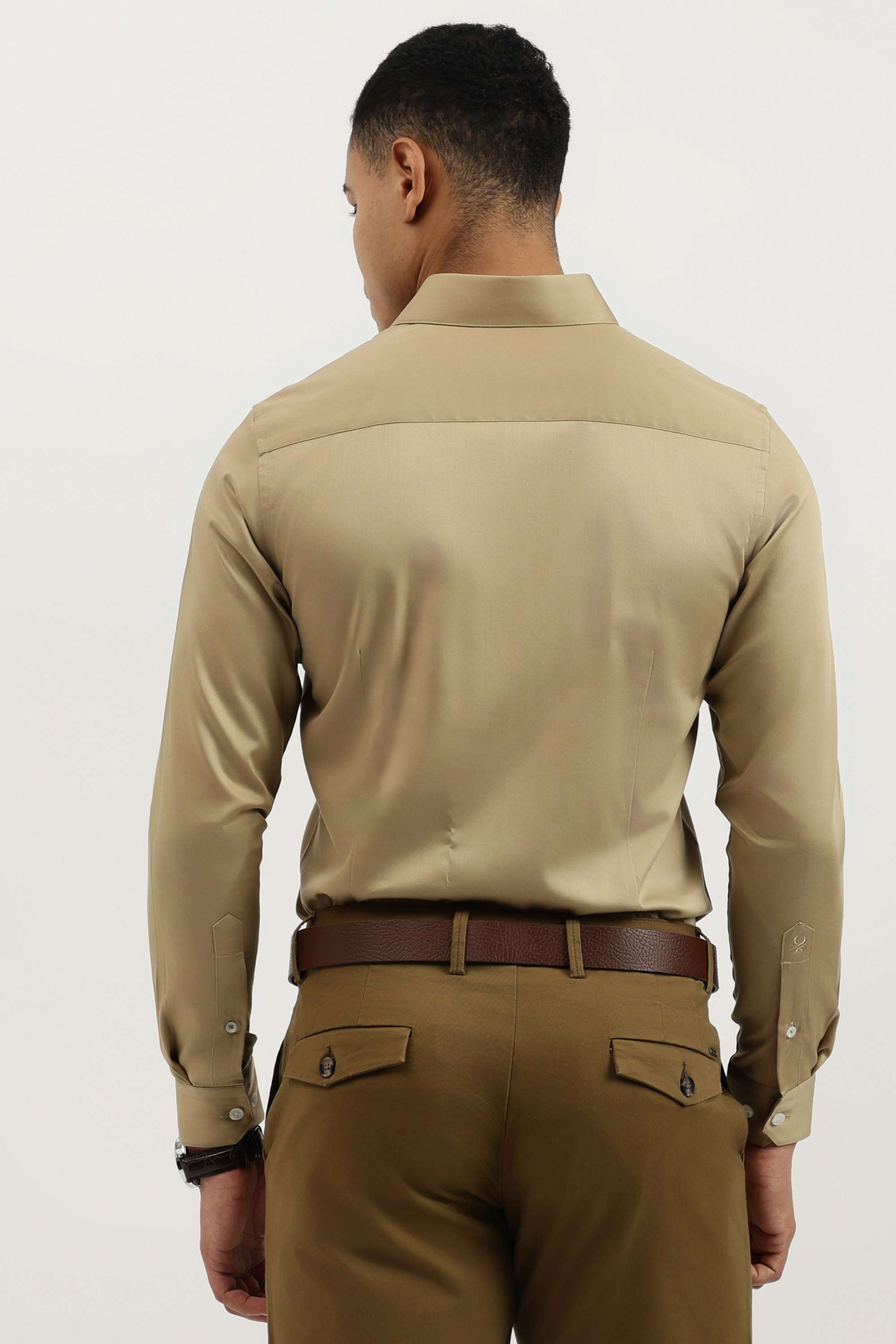 Solid-Cotton-Slim-Fit-Men-s-Casual-Shirt