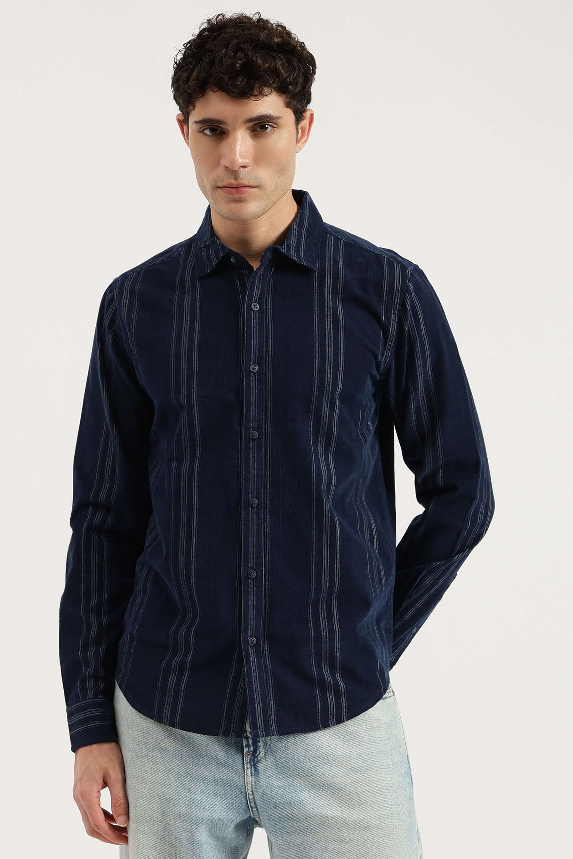 Stripes-Cotton-Regular-Fit-Men-s-Casual-Shirt