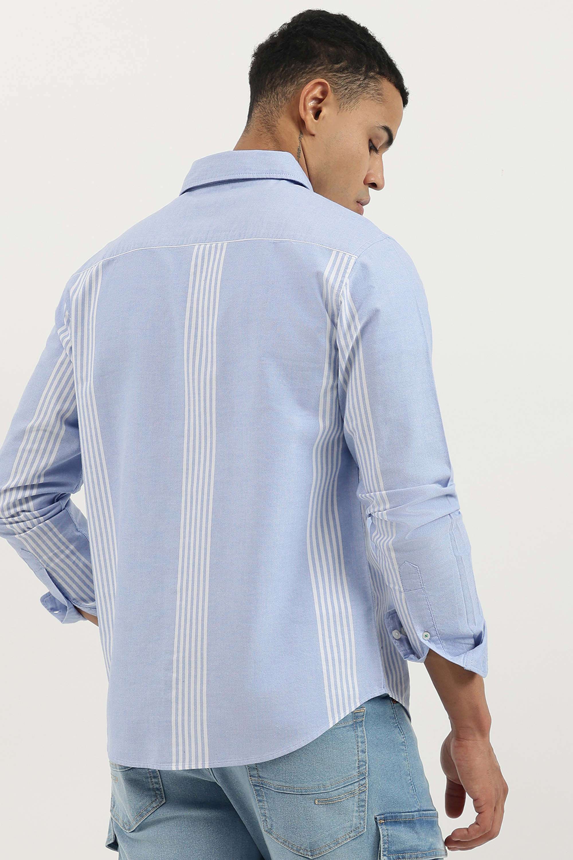 Stripes-Cotton-Men-s-Casual-Wear-Shirt