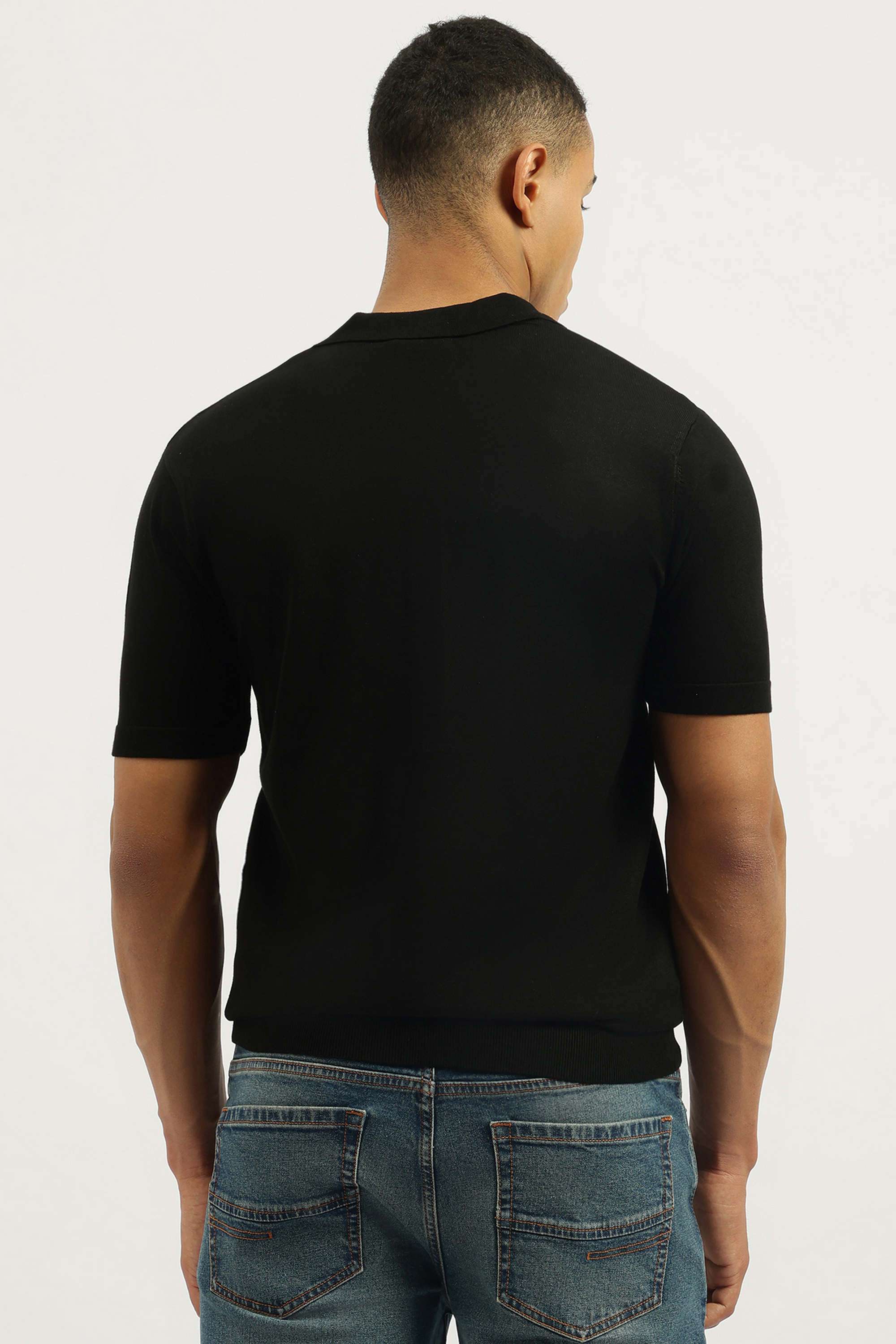 Solid-Viscose-Polo-Men-s-T-Shirt