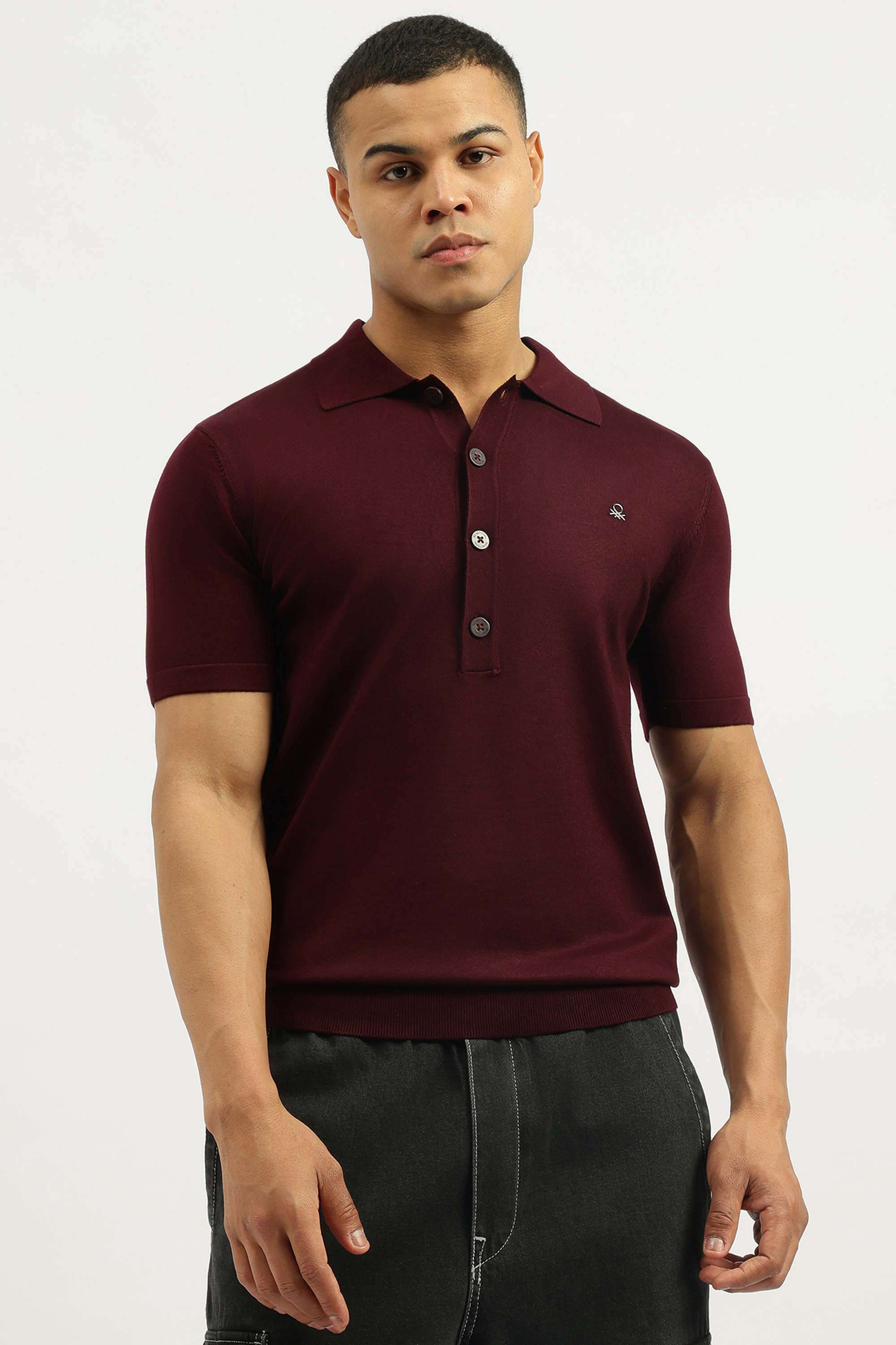 Solid-Viscose-Polo-Men-s-T-Shirt