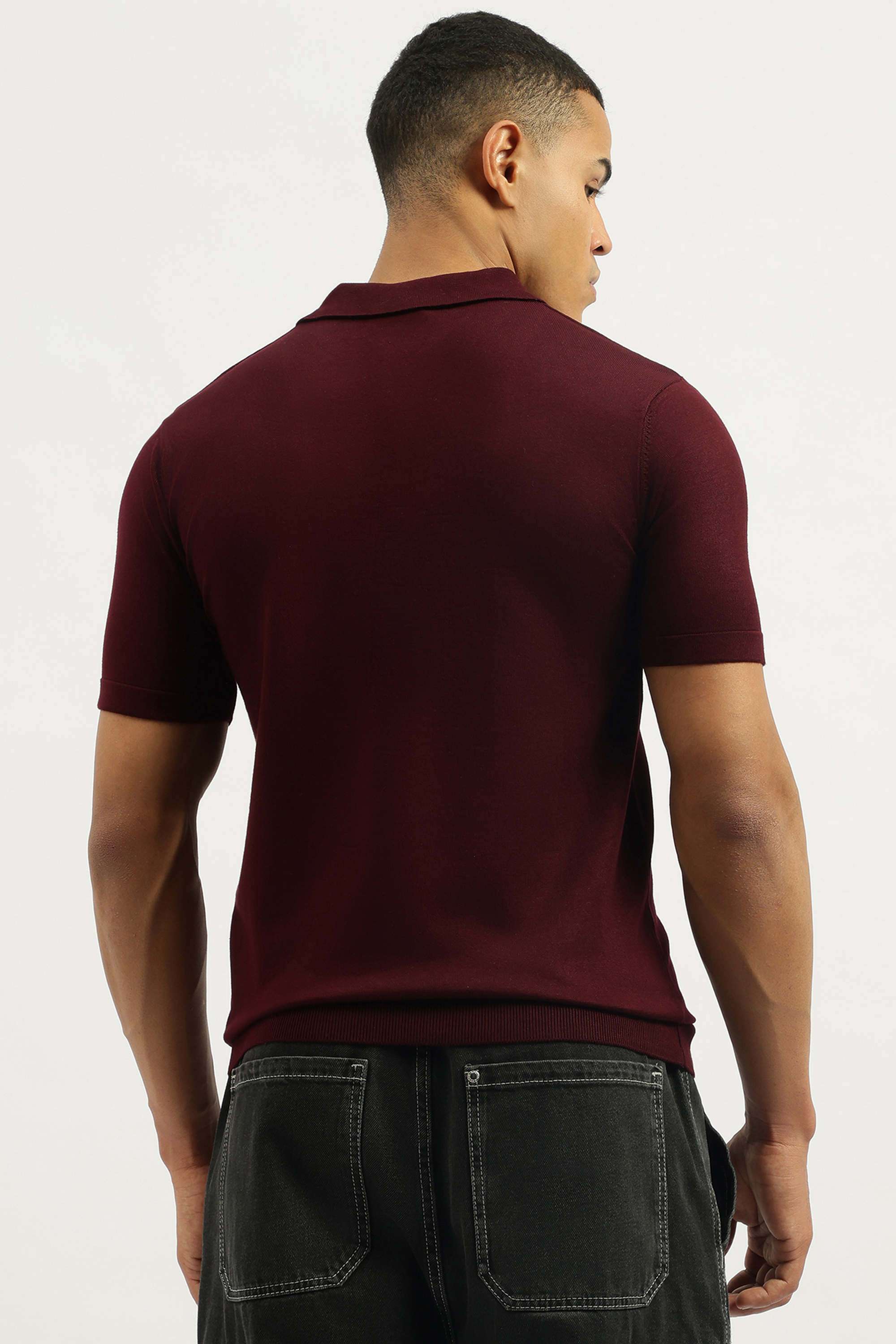 Solid-Viscose-Polo-Men-s-T-Shirt