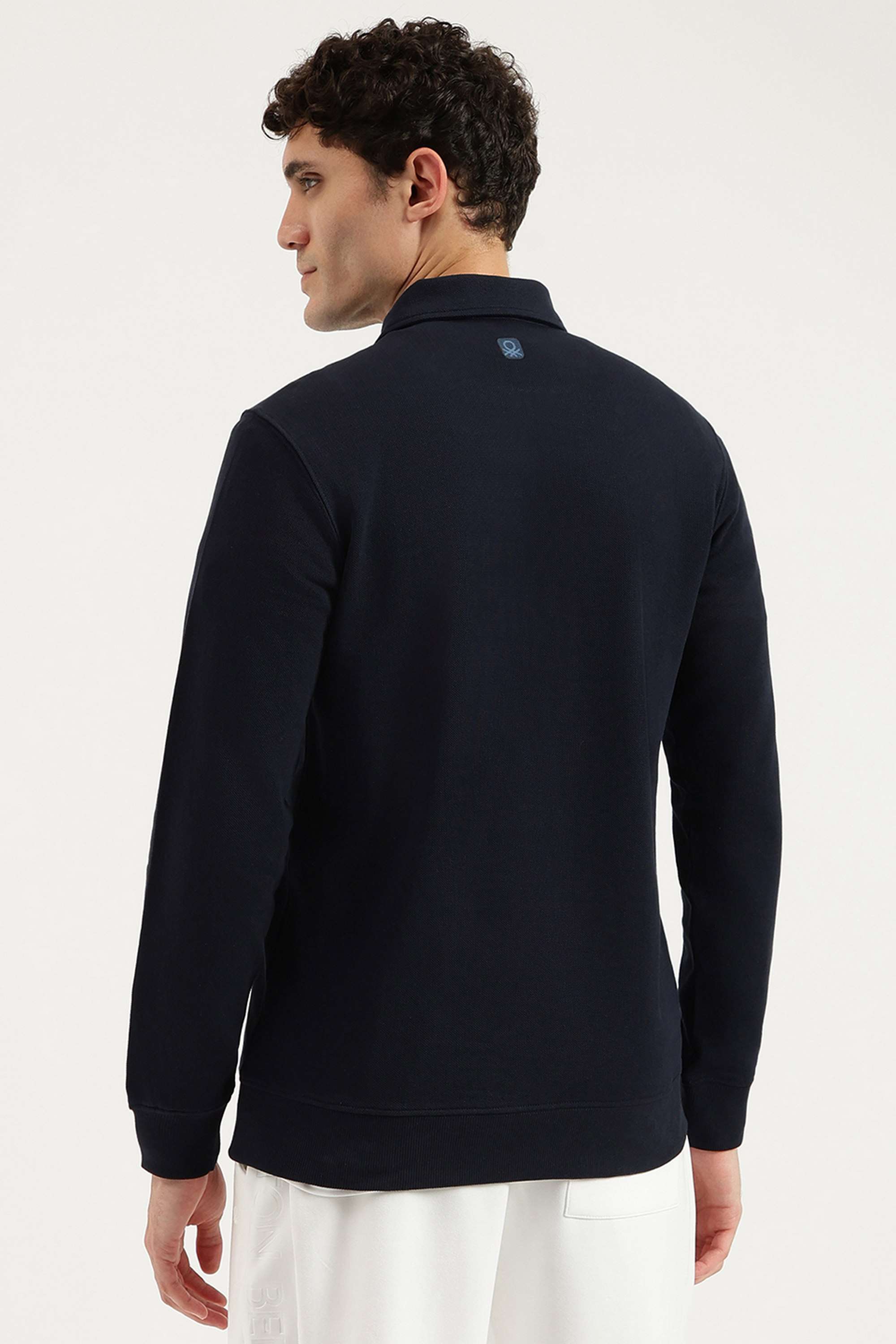 Solid-Cotton-Relaxed-Fit-Men-Polo-T-Shirt