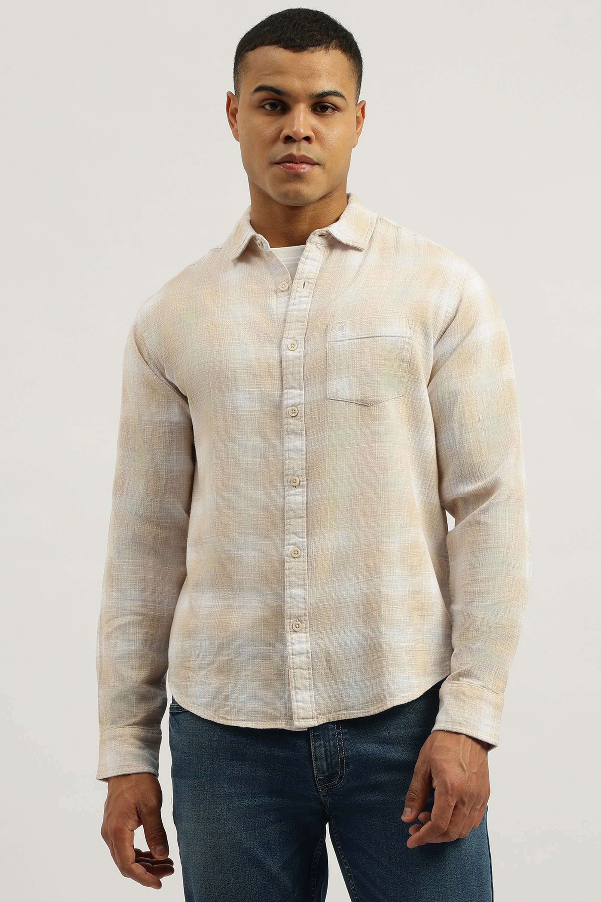 Checks-Cotton-Men-s-Casual-Wear-Shirt
