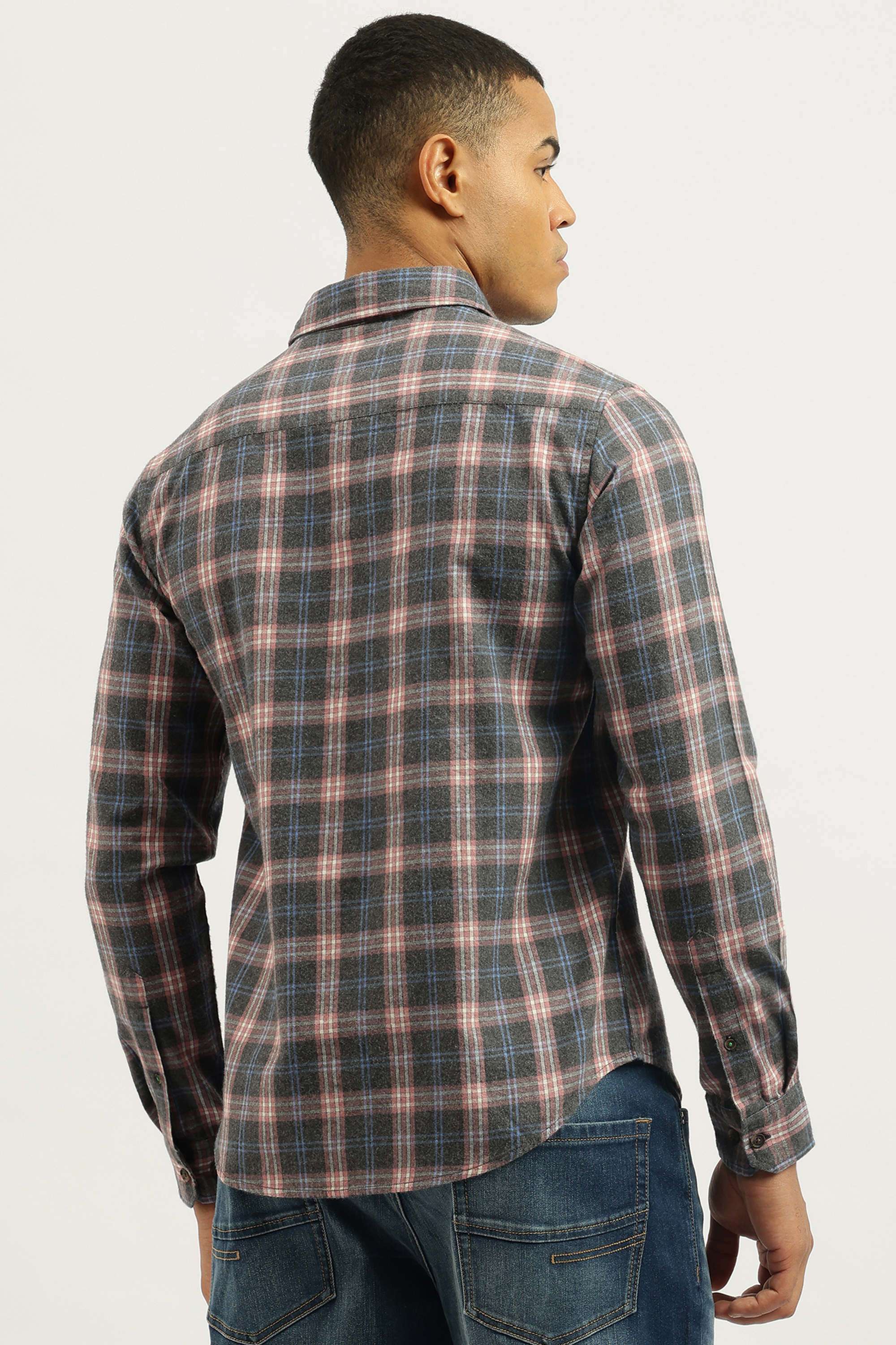 Checks-Cotton-Men-s-Casual-Wear-Shirt