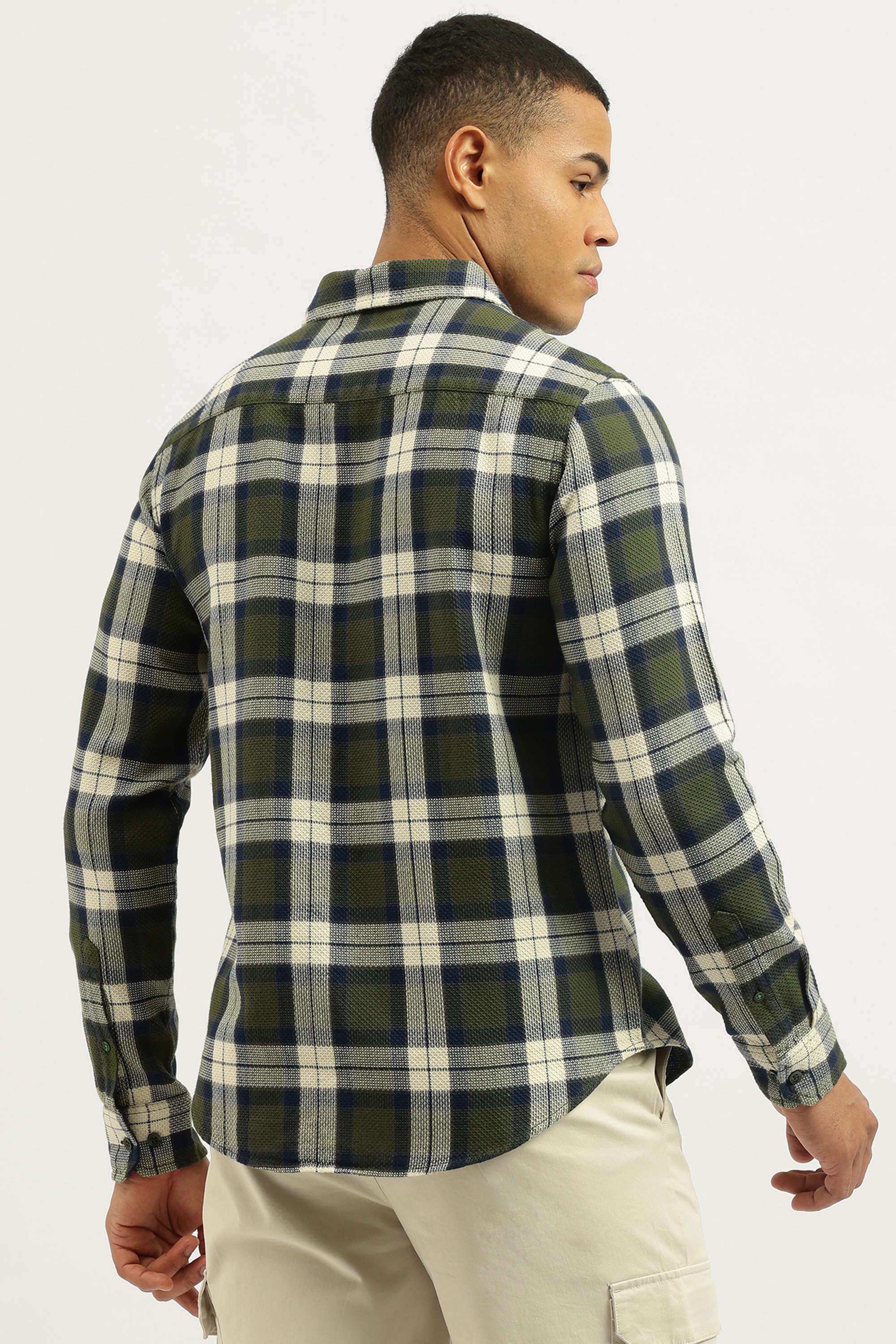 Checks-Cotton-Men-s-Casual-Wear-Shirt