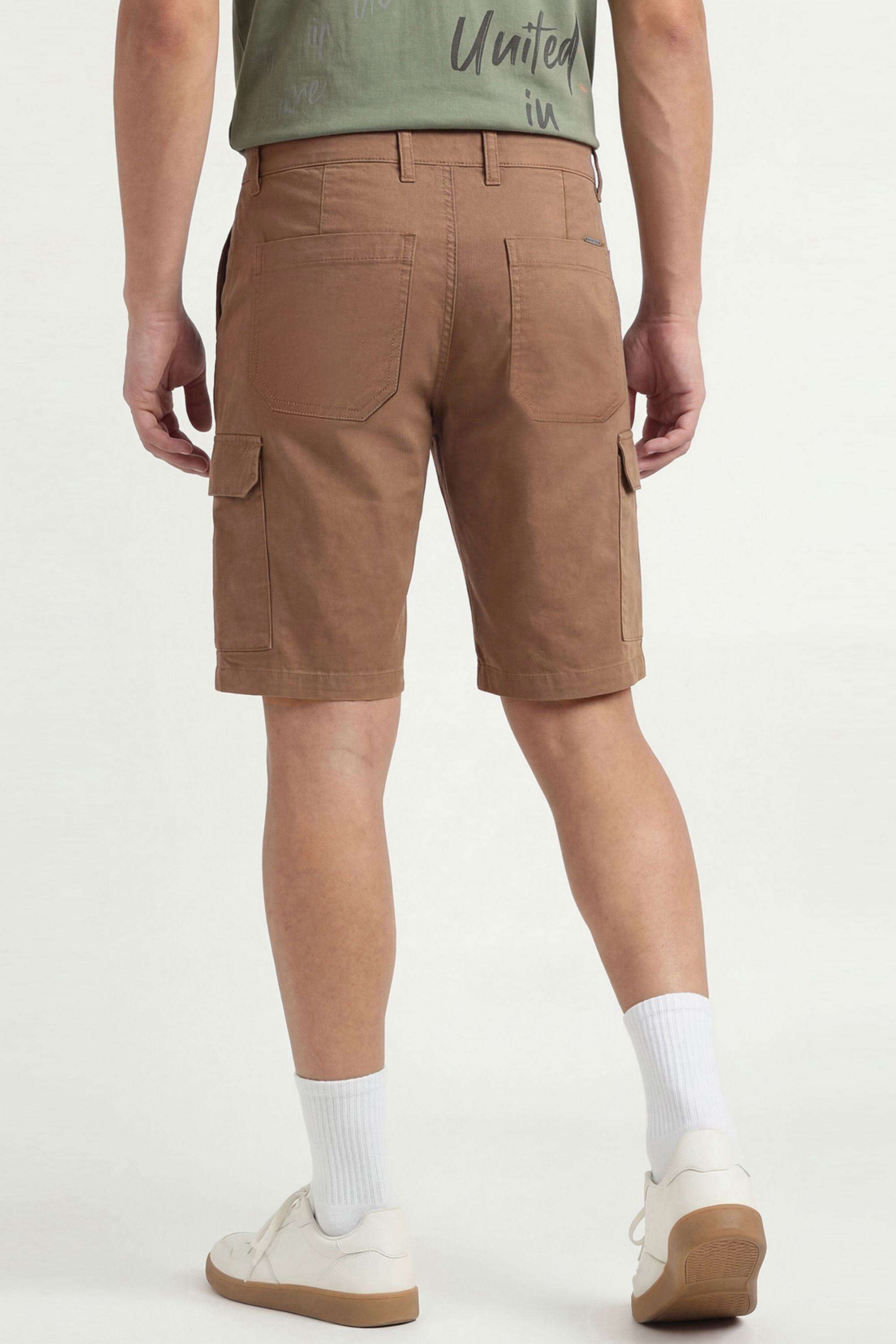 Solid-Cotton-Blend-Relaxed-Fit-Men-s-Shorts