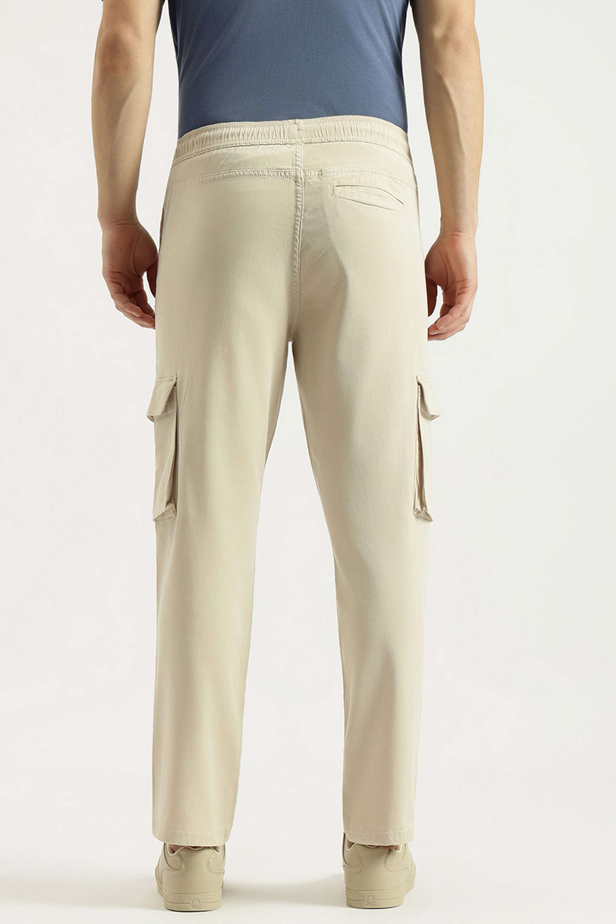 Solid-Cotton-Blend-Relaxed-Fit-Men-s-Trousers