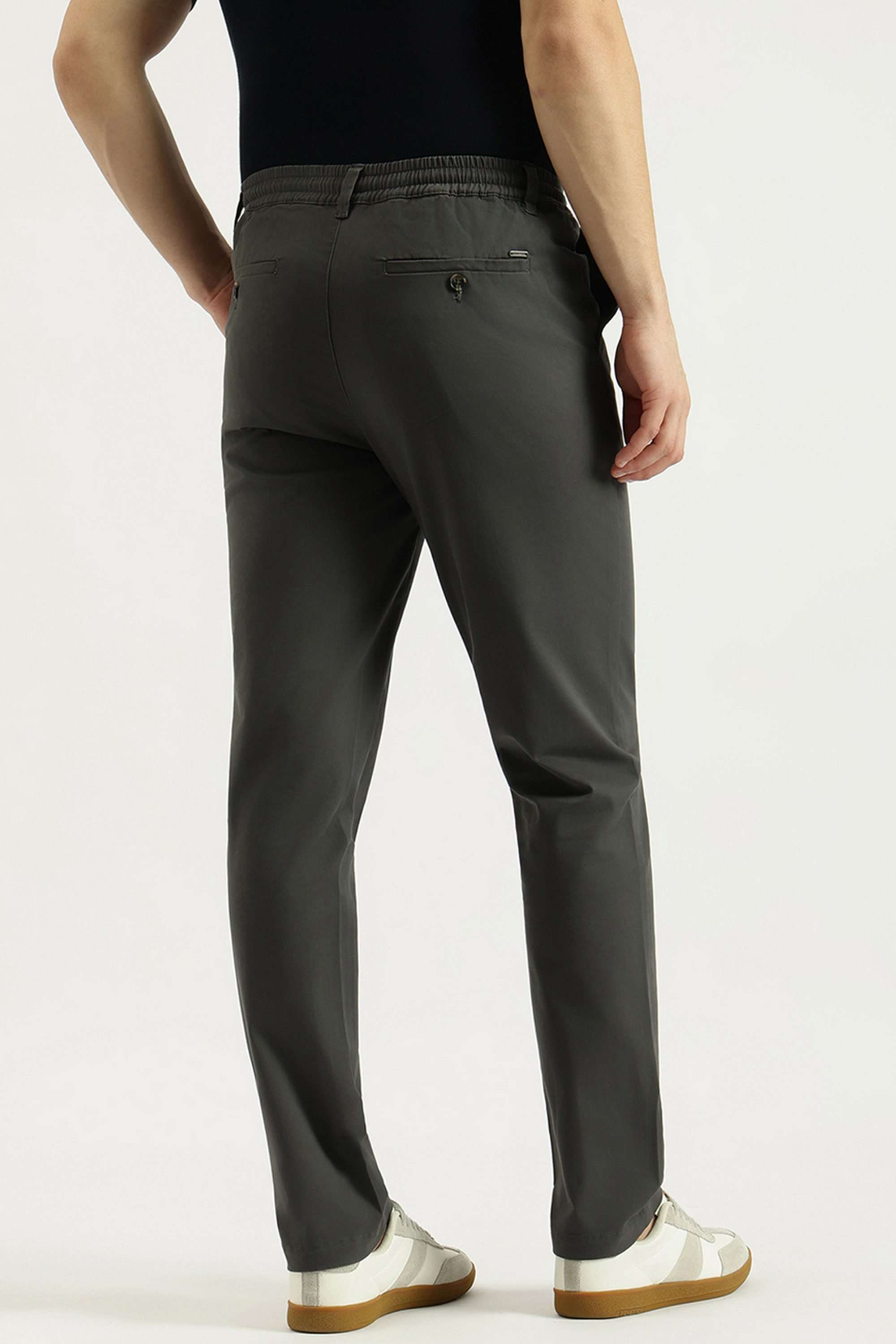 Solid-Cotton-Blend-Relaxed-Fit-Men-s-Trousers