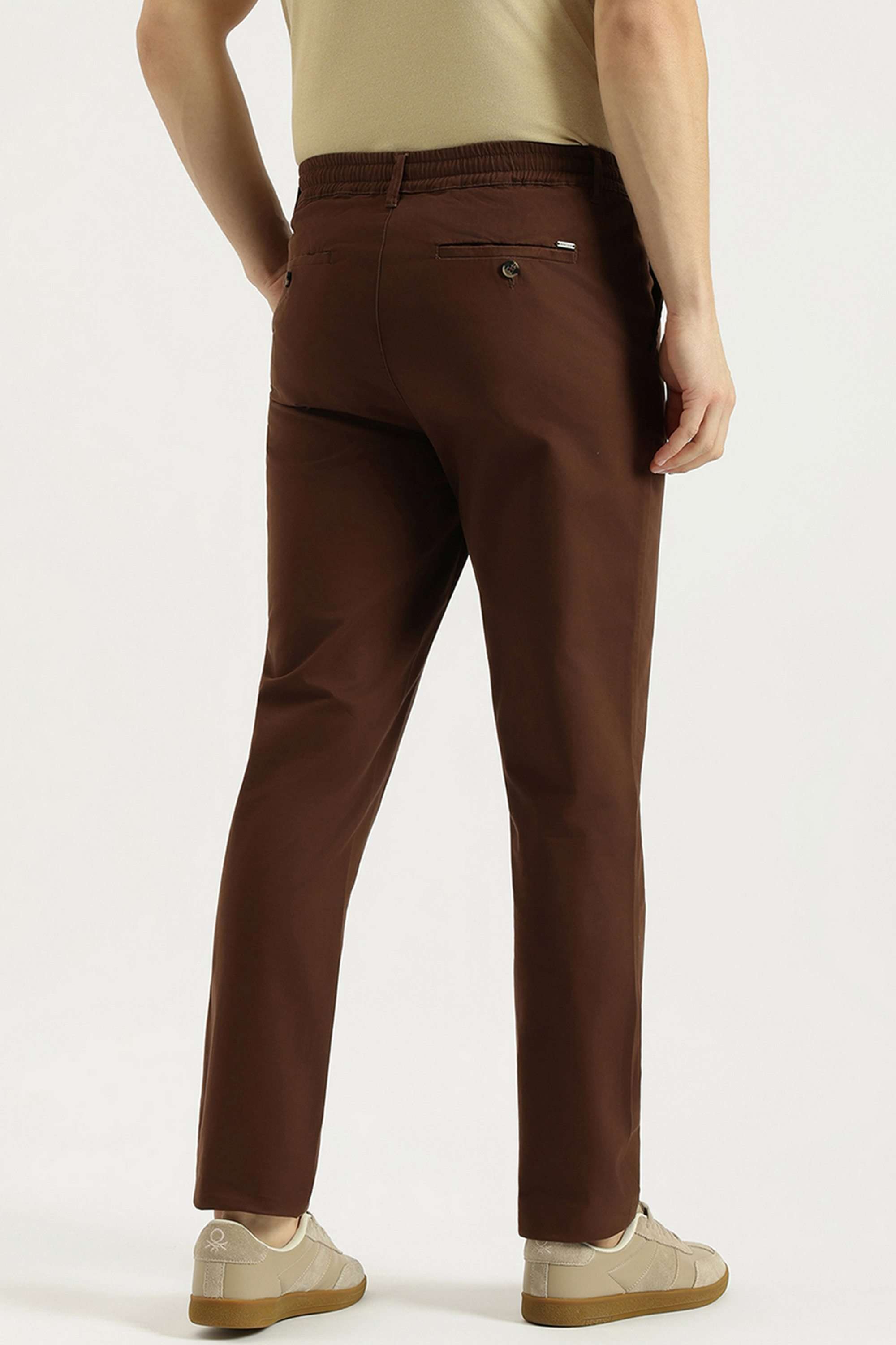 Solid-Cotton-Blend-Relaxed-Fit-Men-s-Trousers