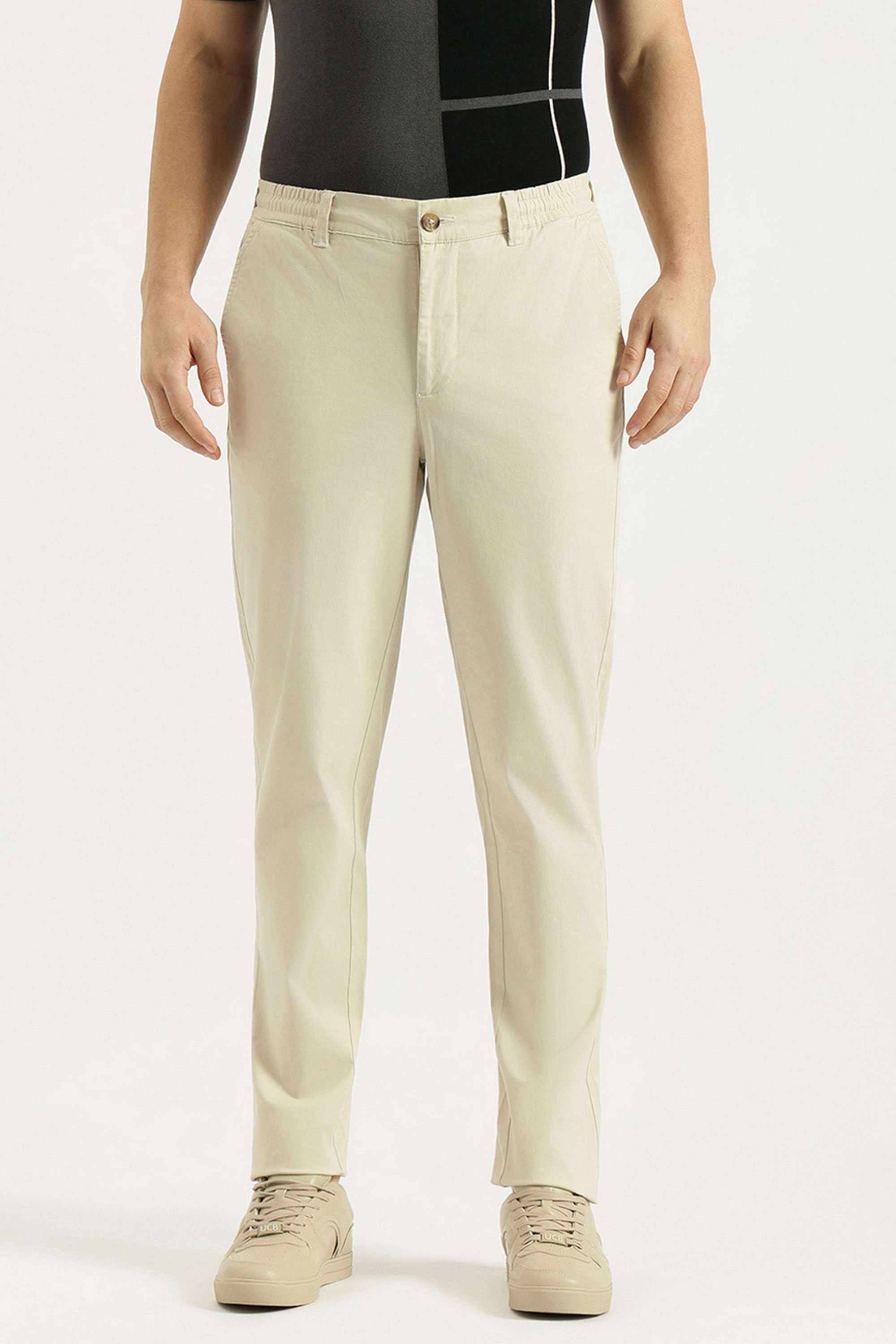 Solid-Cotton-Blend-Relaxed-Fit-Men-s-Trousers