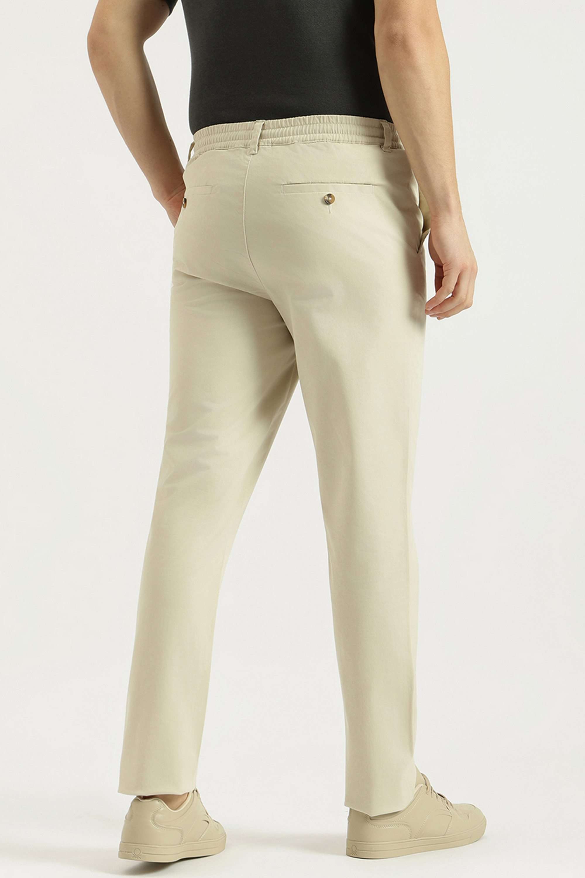 Solid-Cotton-Blend-Relaxed-Fit-Men-s-Trousers