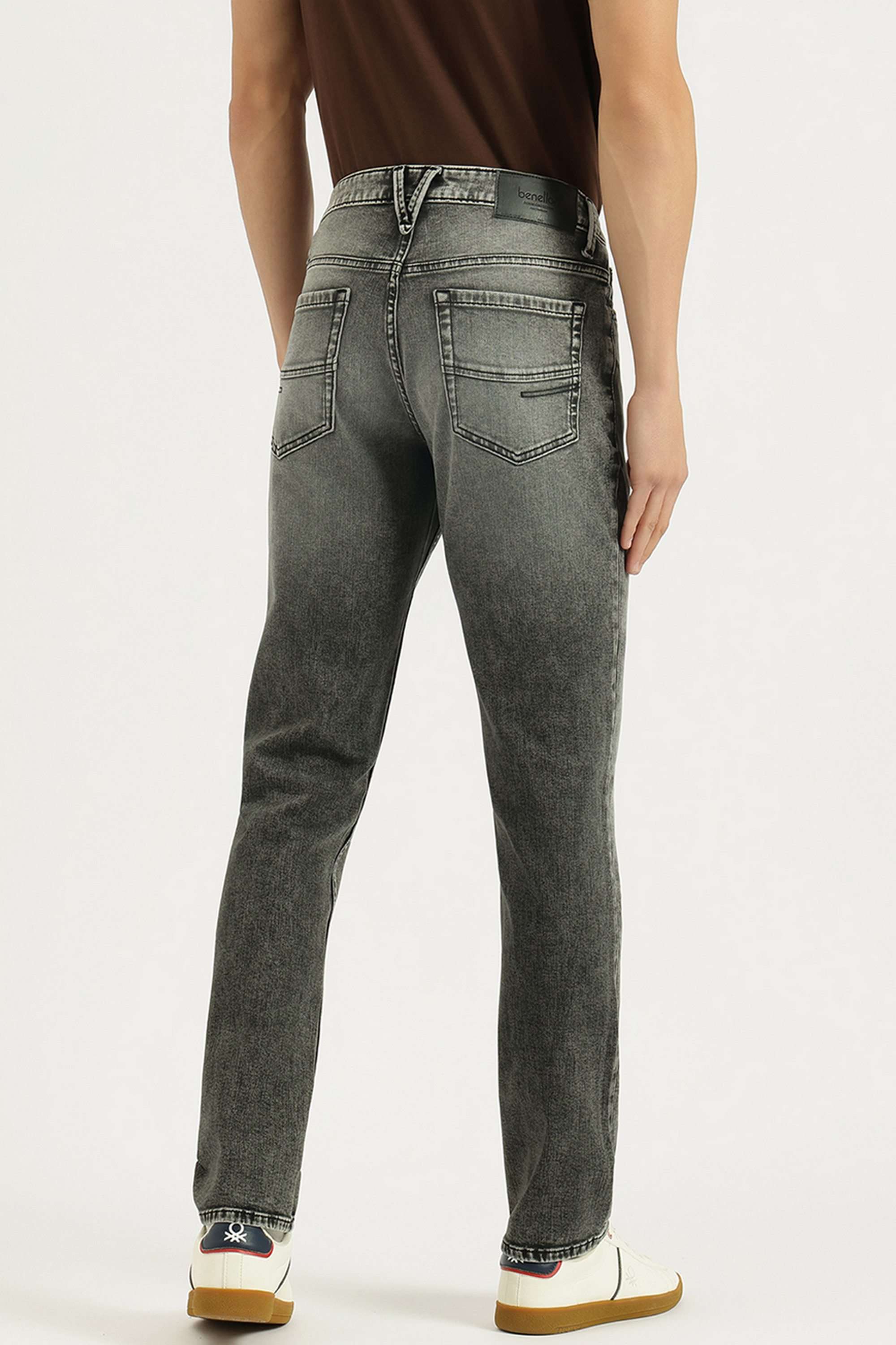 Solid-Cotton-Blend-Straight-Fit-Men-s-Jeans