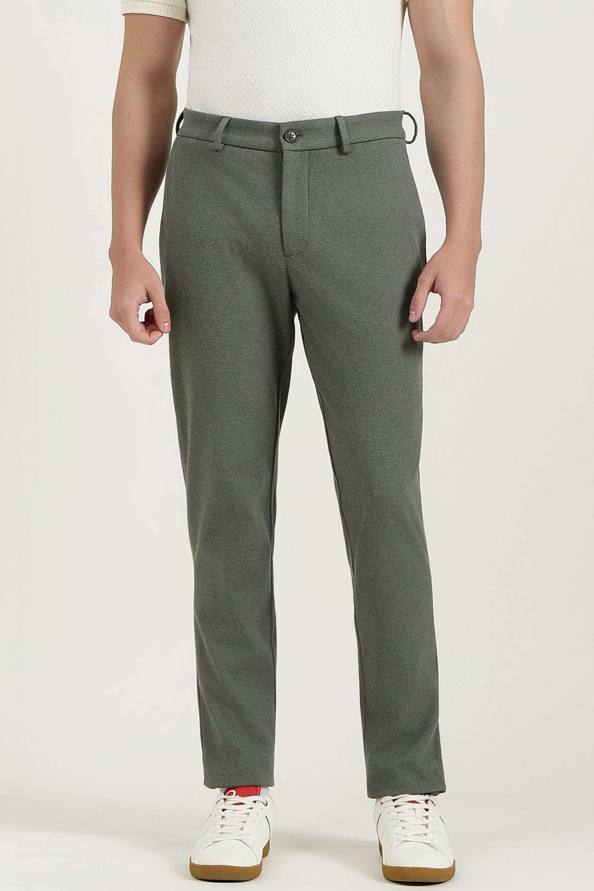 Solid-Poly-Cotton-Relaxed-Fit-Men-s-Trousers