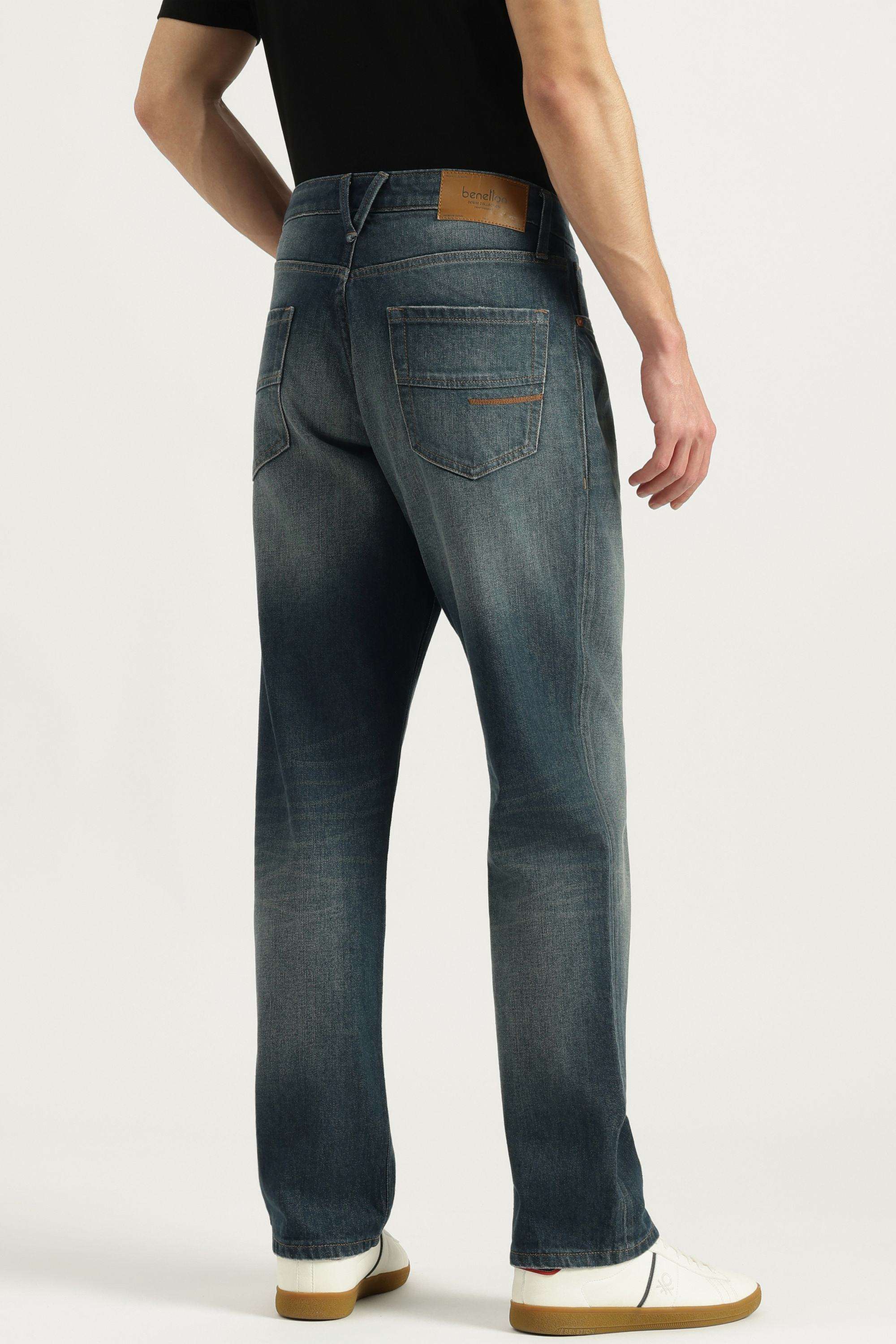 Solid-Cotton-Blend-Relaxed-Fit-Men-s-Jeans