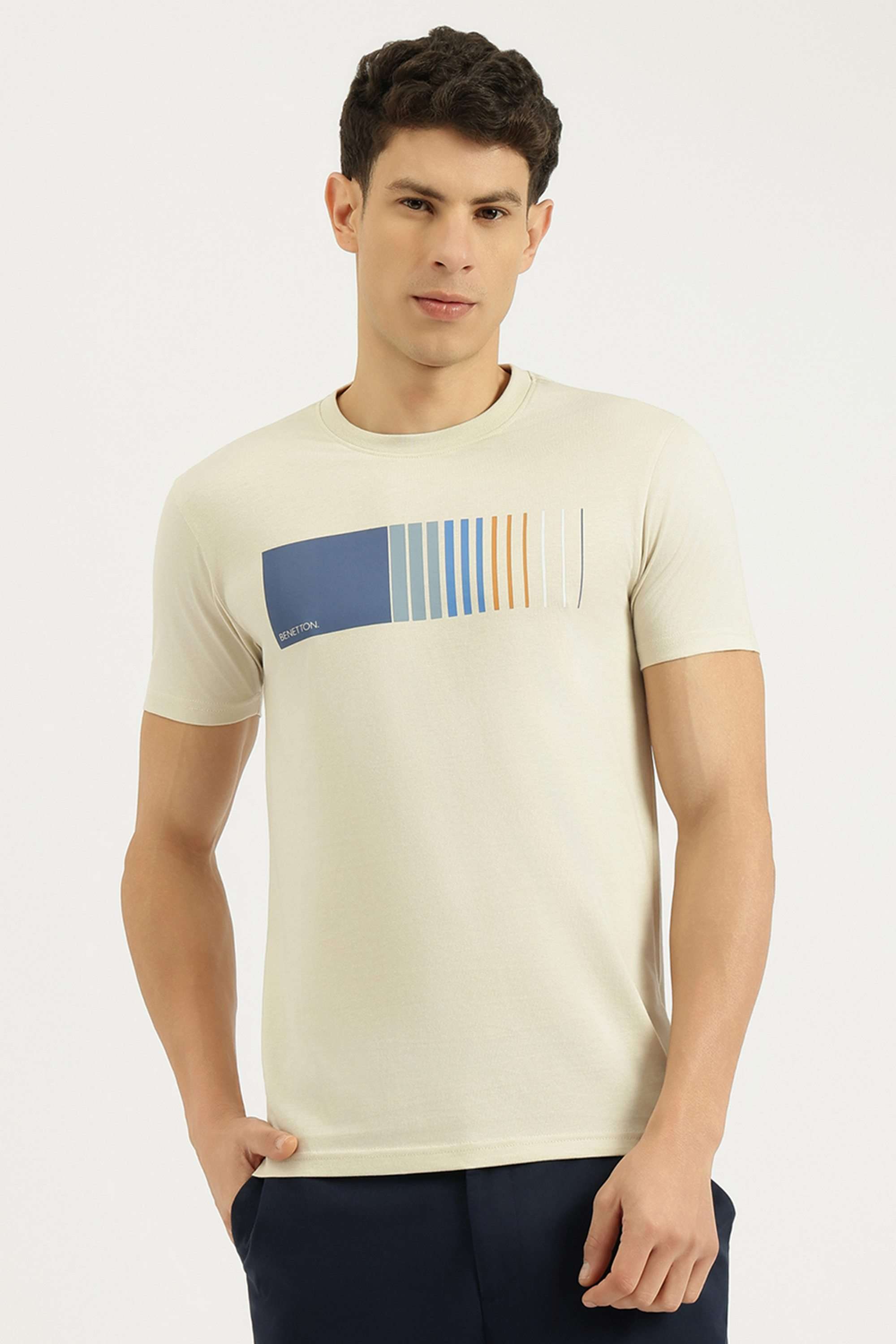 Solid-Cotton-Round-Neck-Men-s-T-Shirt