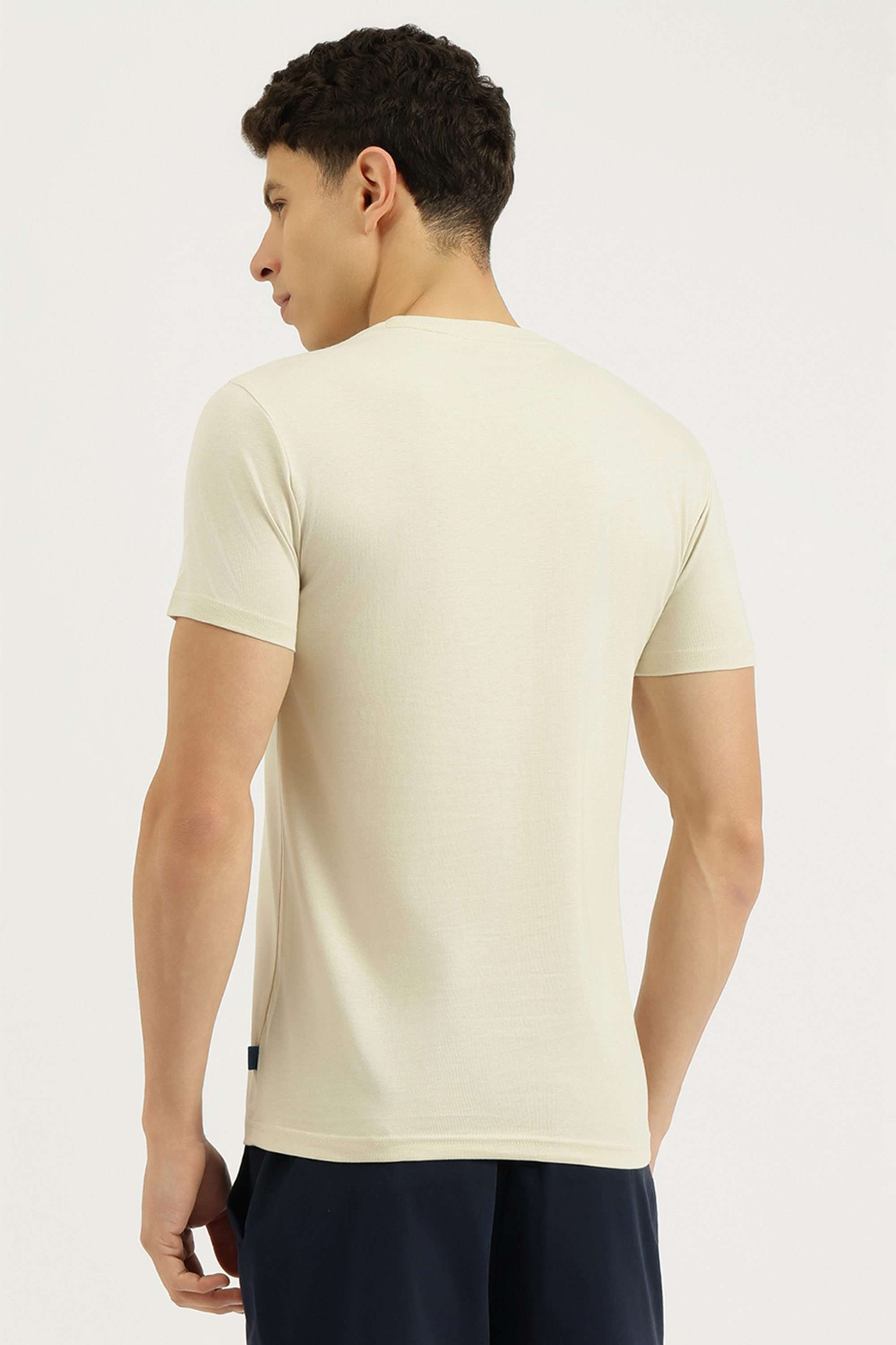 Solid-Cotton-Round-Neck-Men-s-T-Shirt