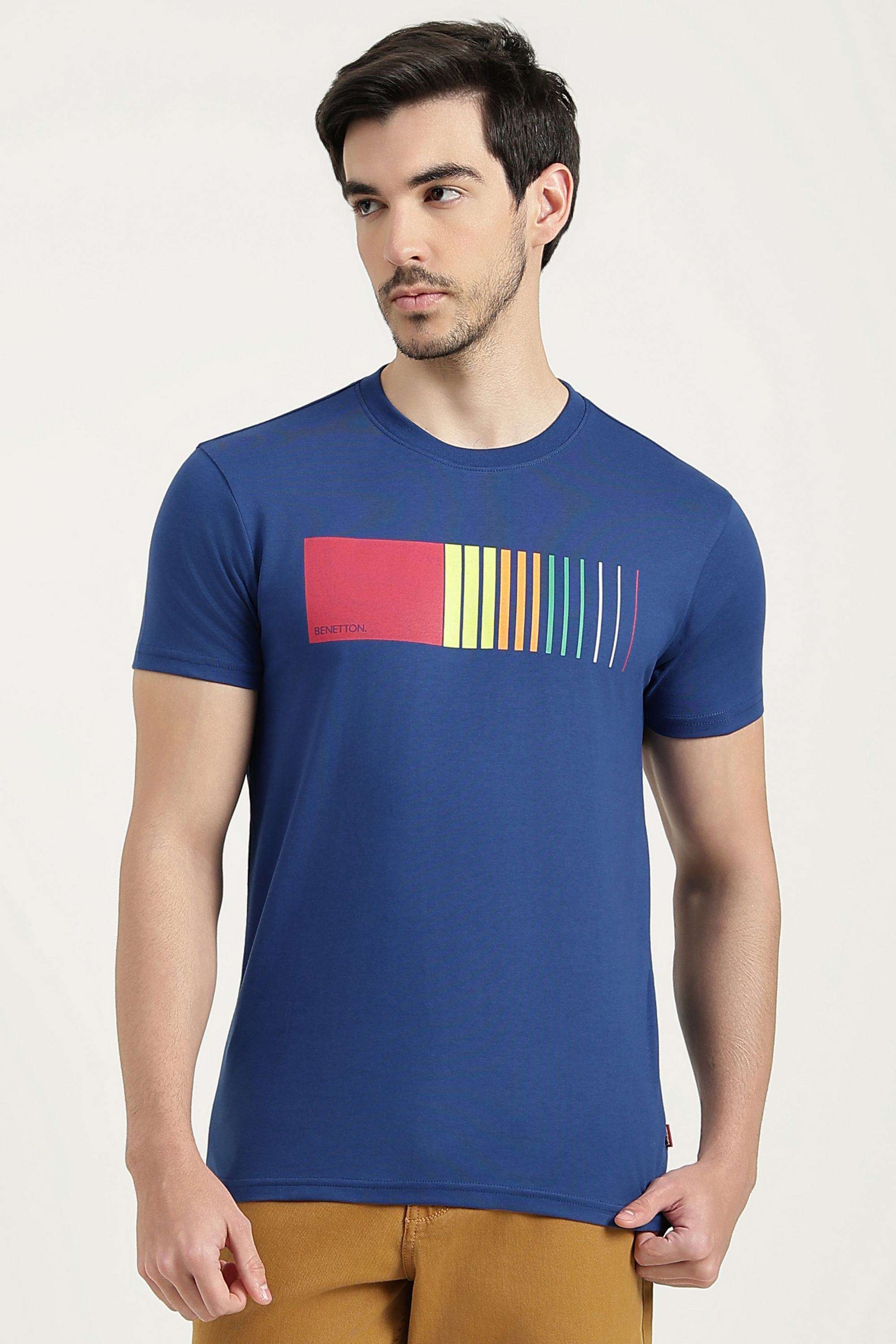 Solid-Cotton-Regular-Fit-Men-s-T-Shirt