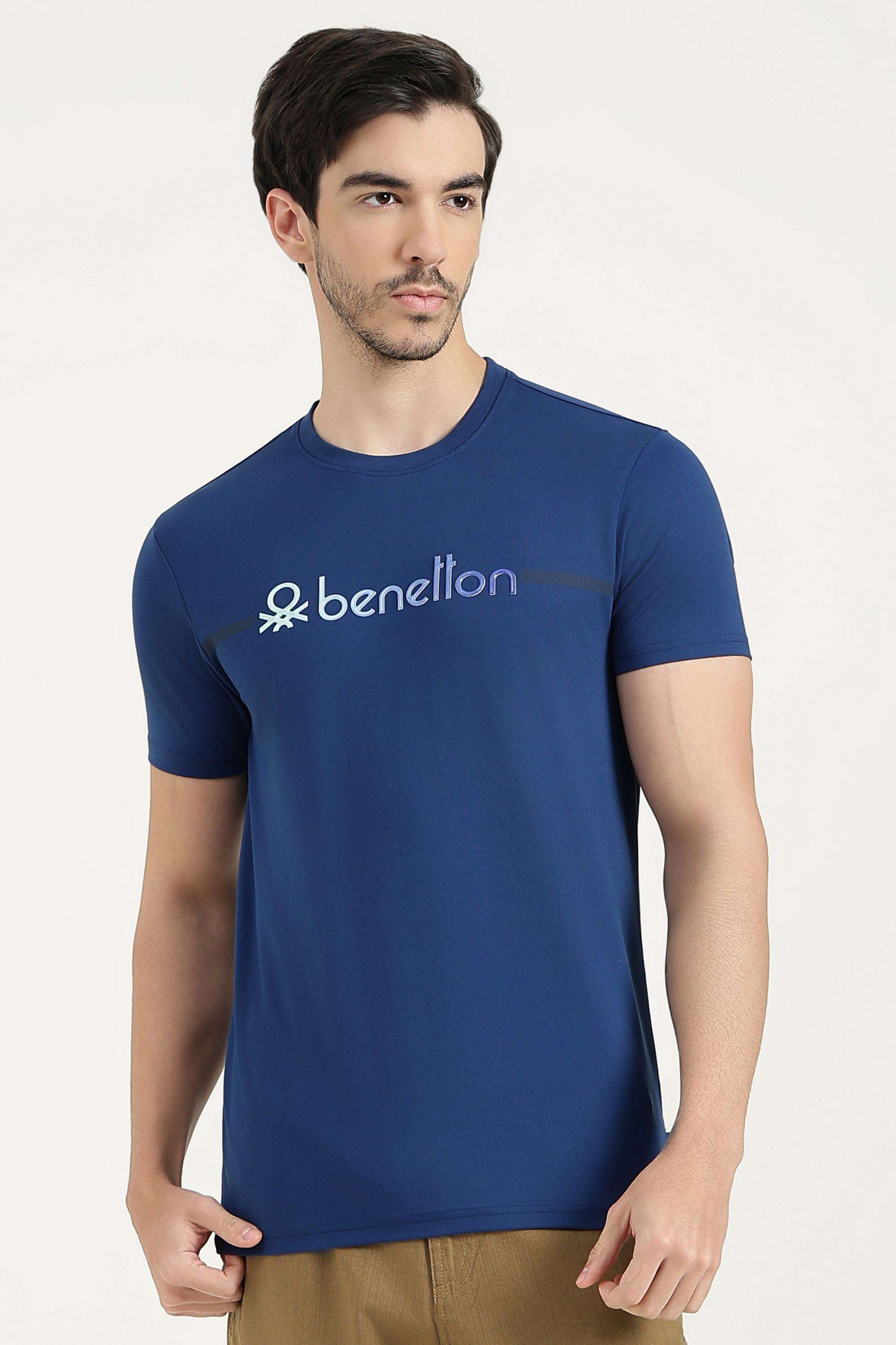 Solid-Cotton-Blend-Regular-Fit-Men-s-T-Shirt