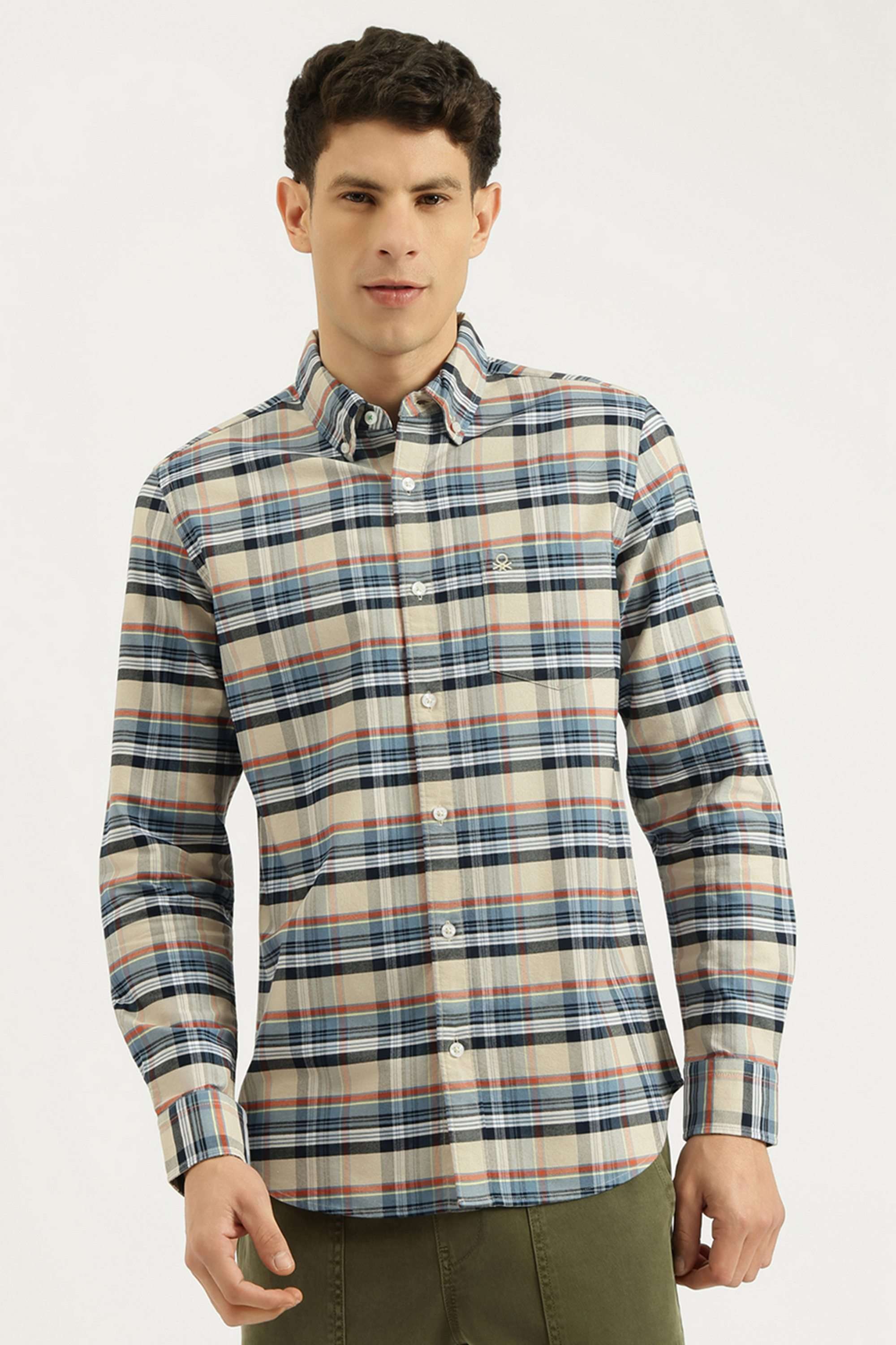 Checks-Cotton-Regular-Fit-Men-s-Shirt