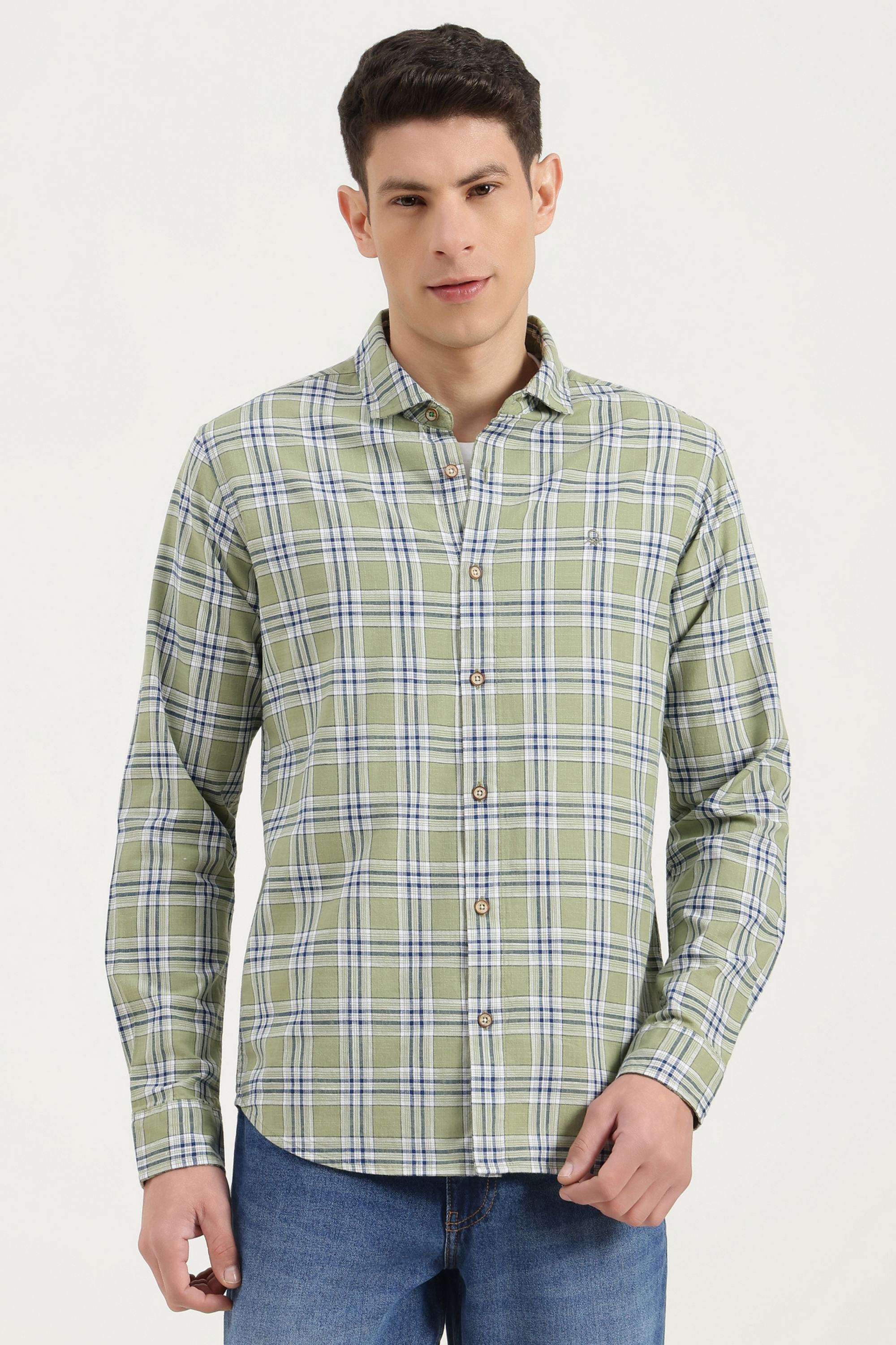 Checks-Cotton-Regular-Fit-Men-s-Shirt
