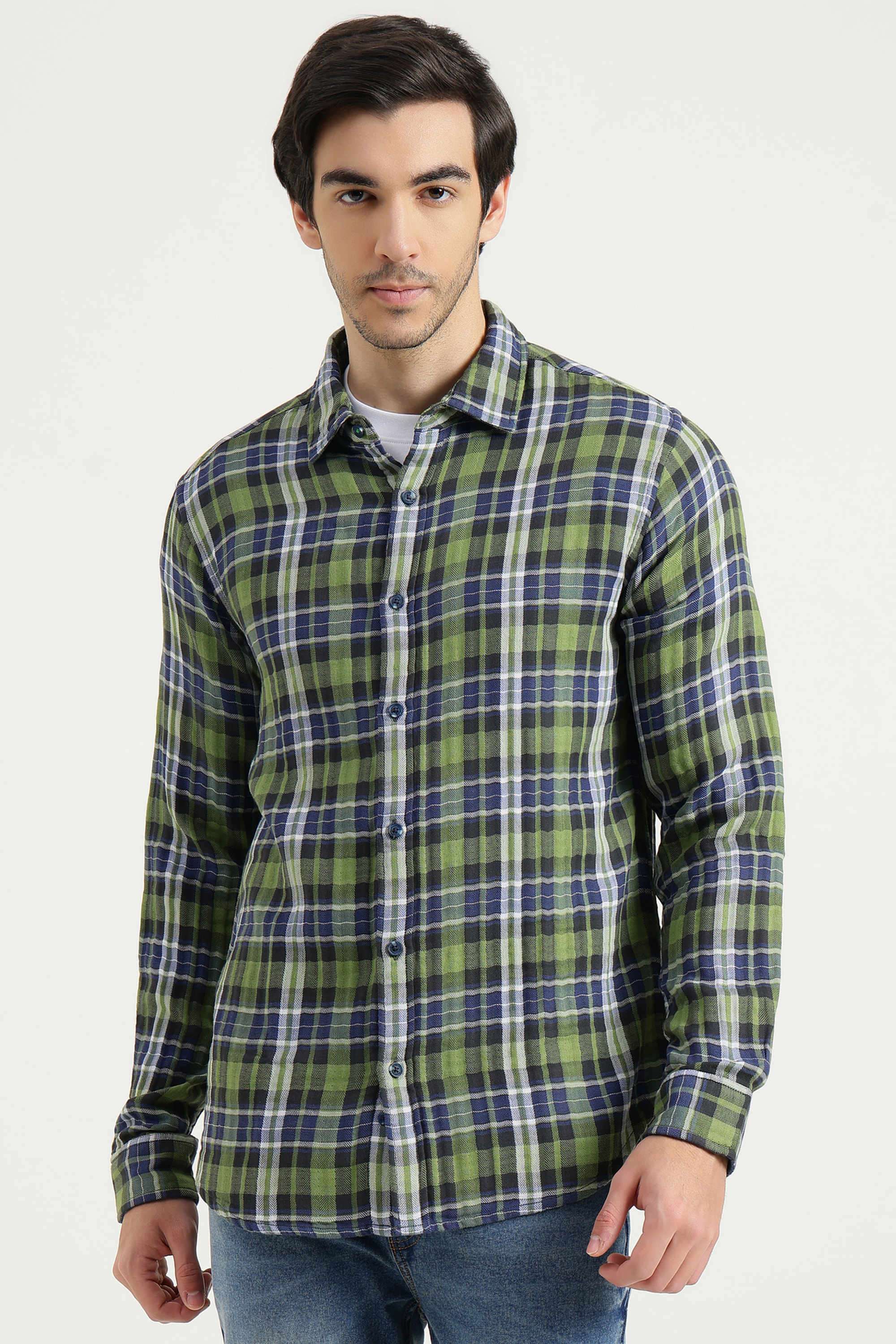 Checks-Cotton-Regular-Fit-Men-s-Shirt