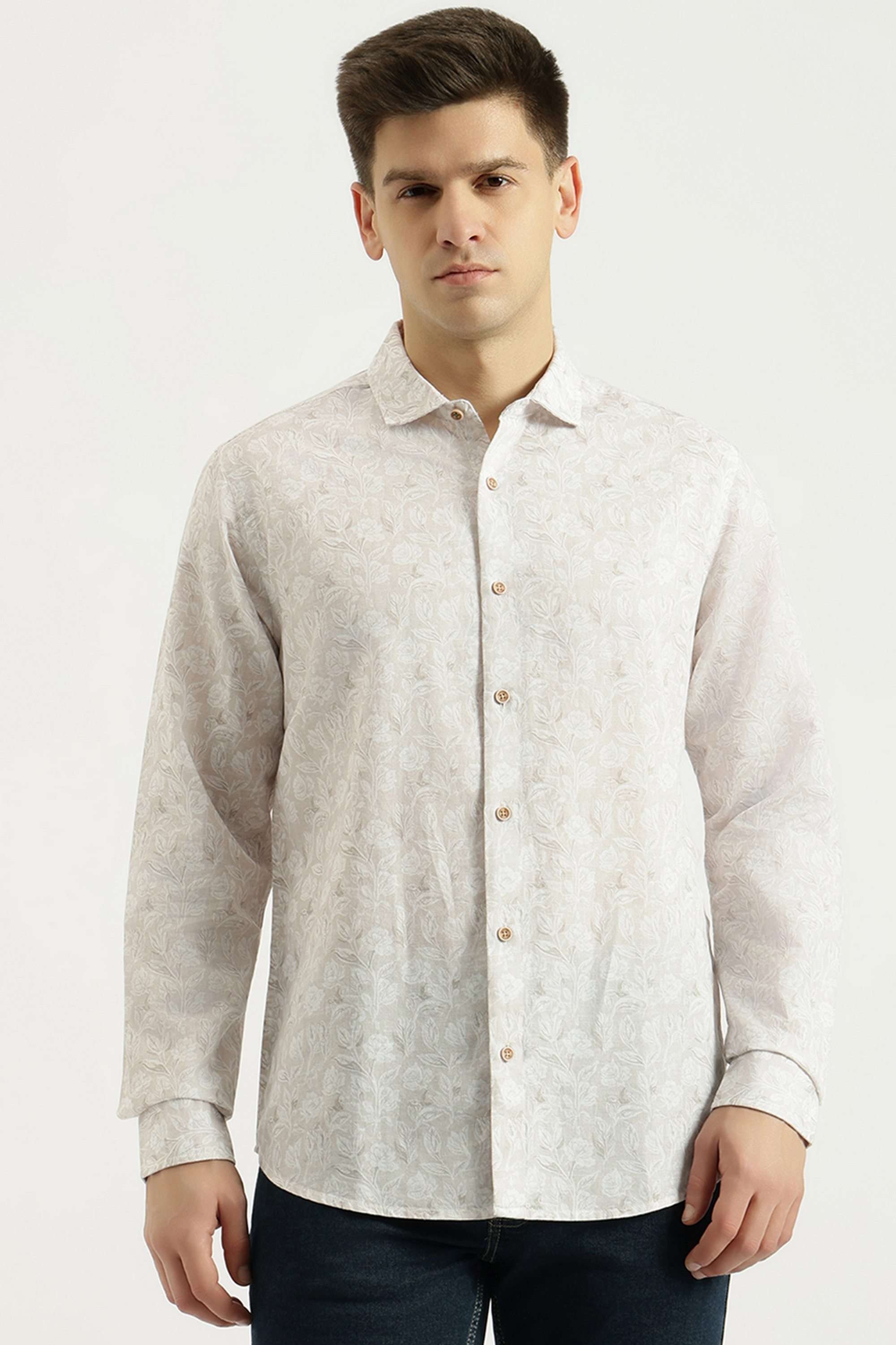 Printed-Cotton-Blend-Regular-Fit-Men-s-Shirt