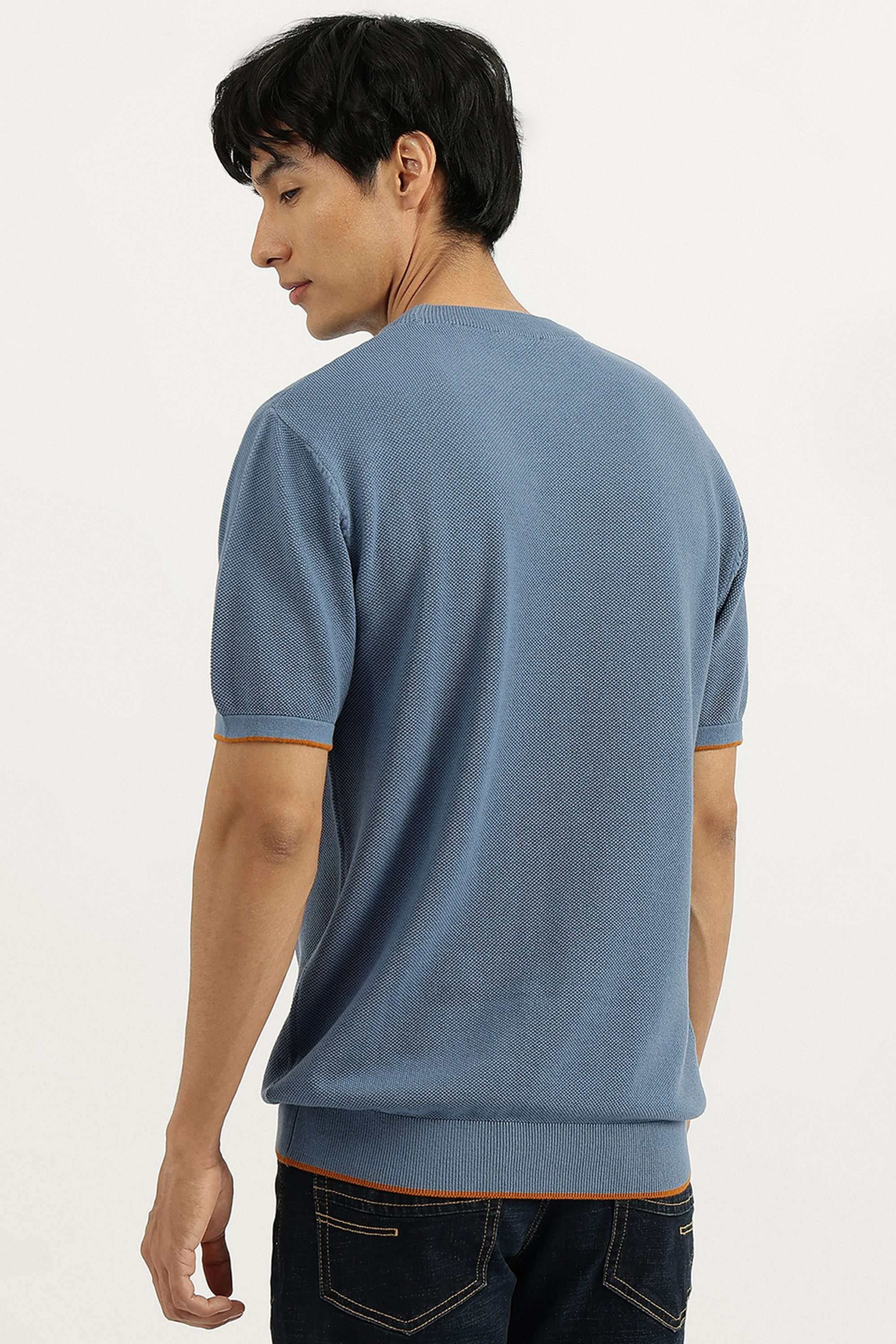 Solid-Cotton-Round-Neck-Men-s-T-Shirt