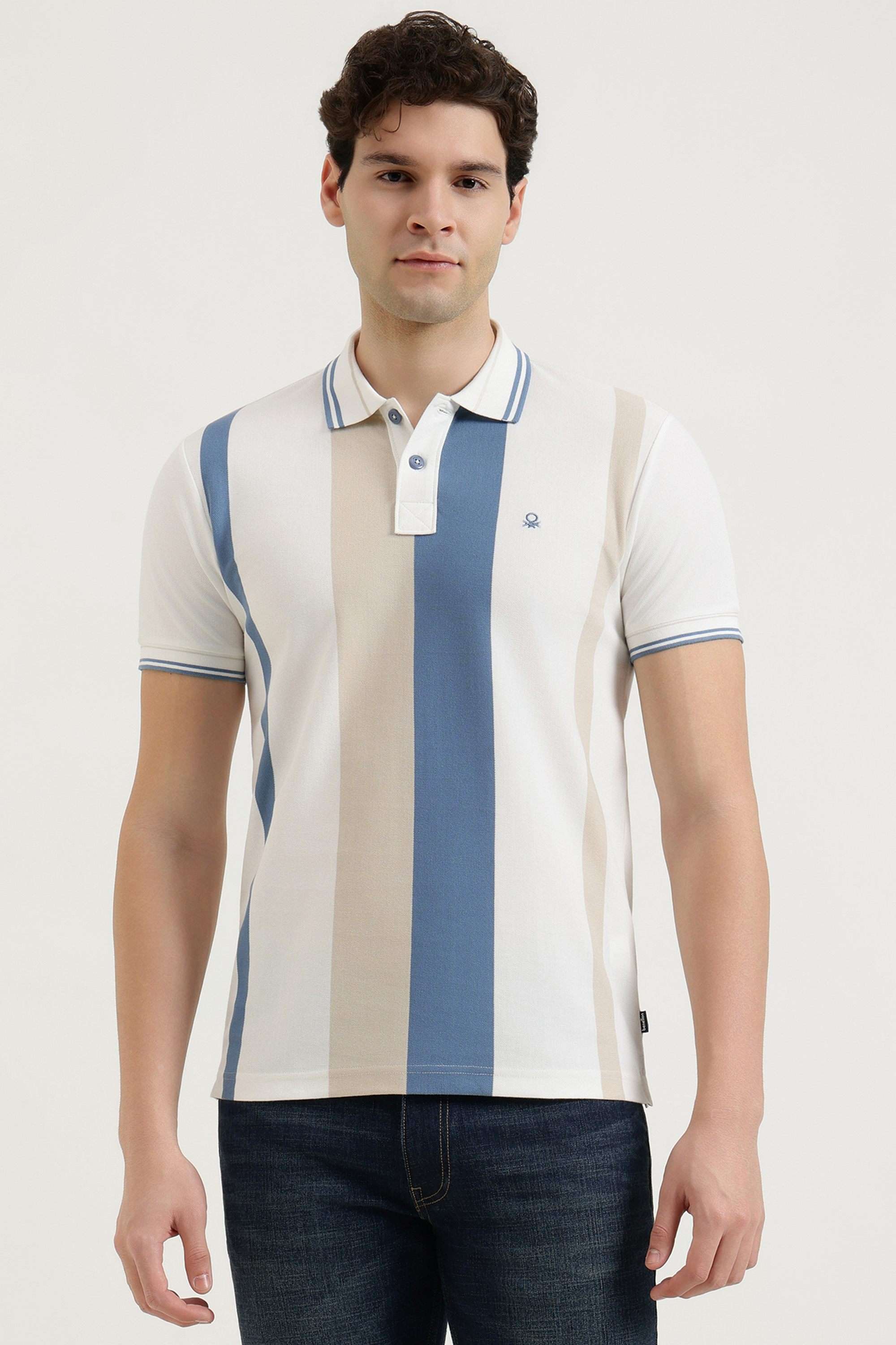 Stripes-Cotton-Polo-Men-s-T-Shirt