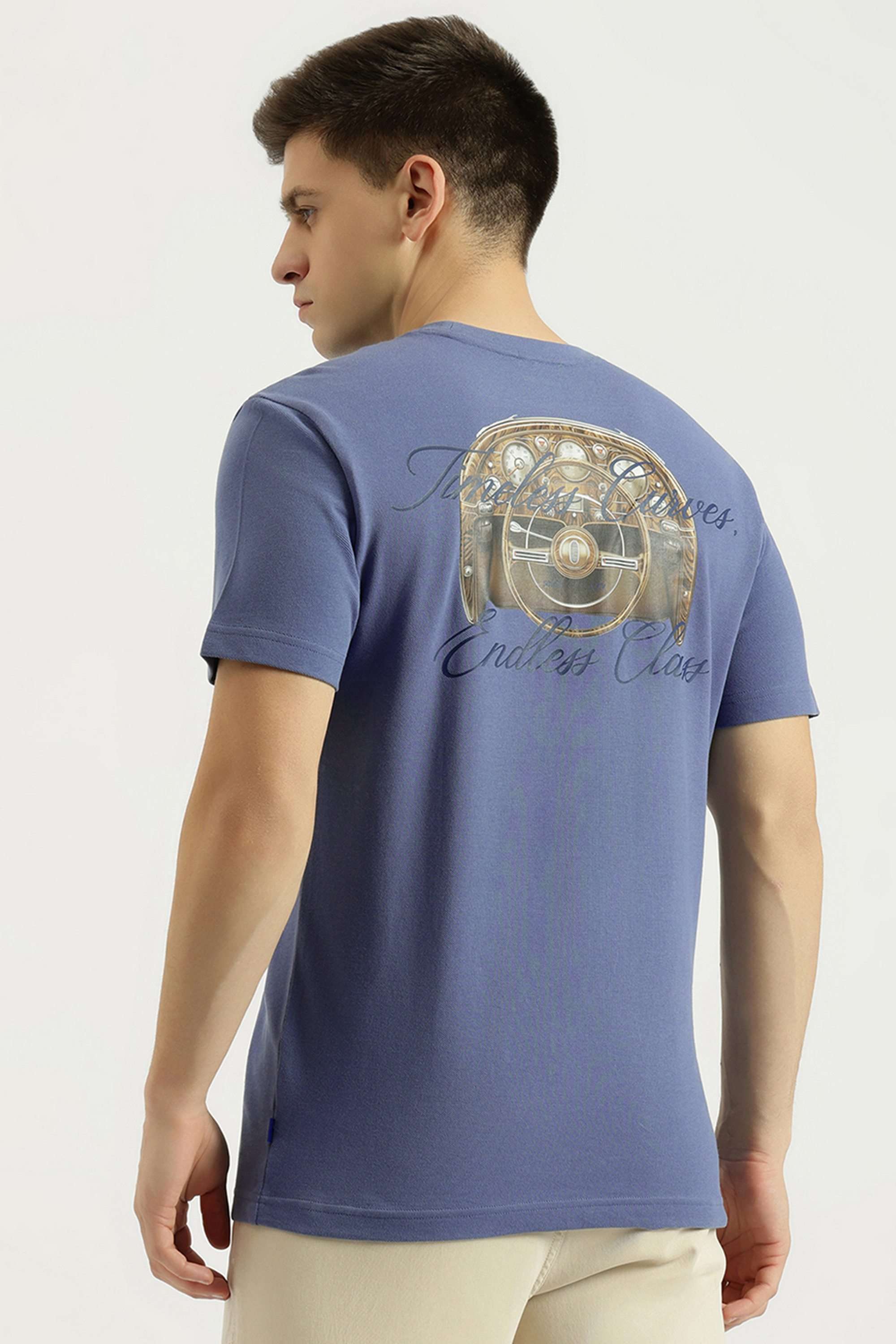 Solid-Cotton-Round-Neck-Men-s-T-Shirt