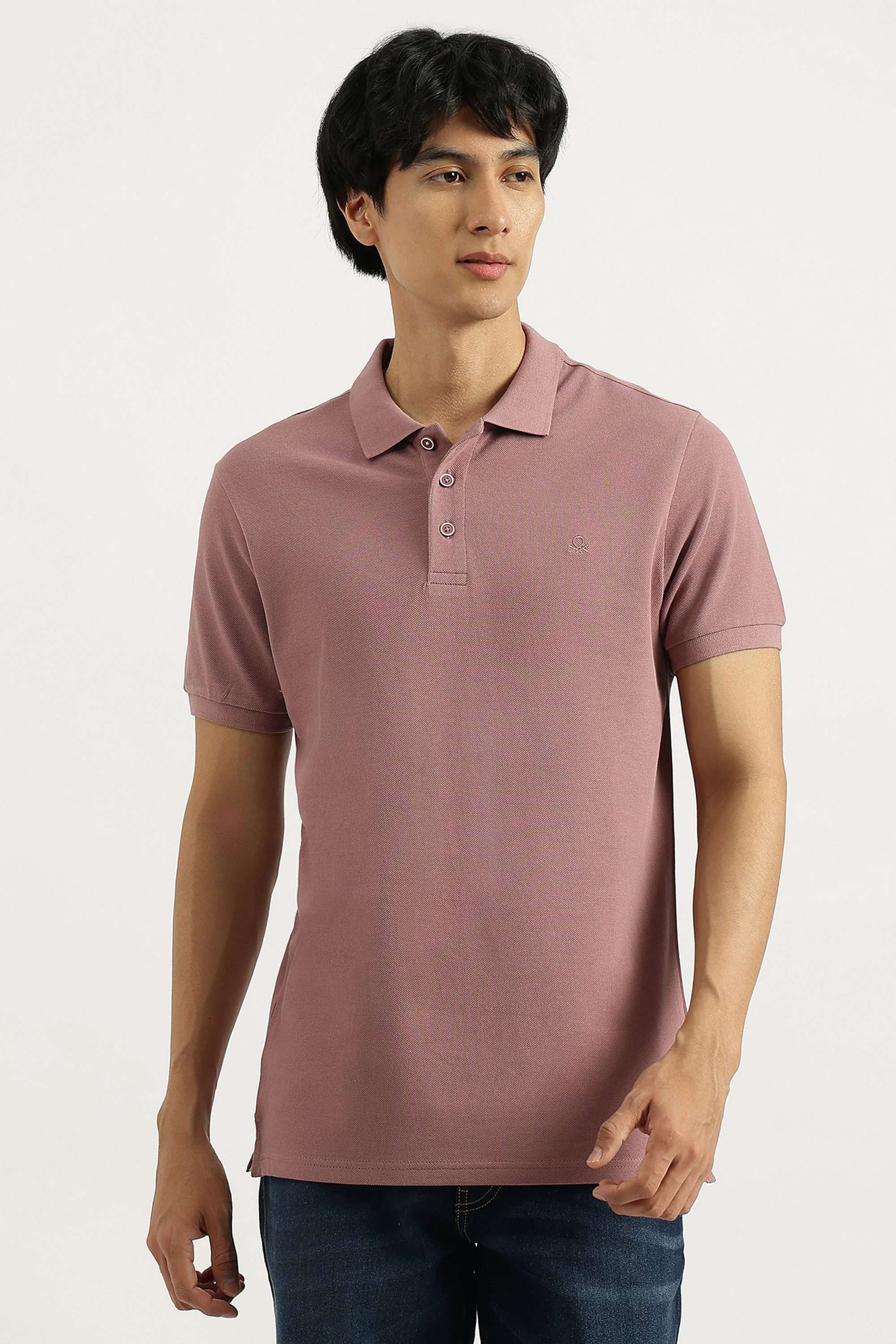 Solid-Cotton-Polo-Men-s-T-Shirt
