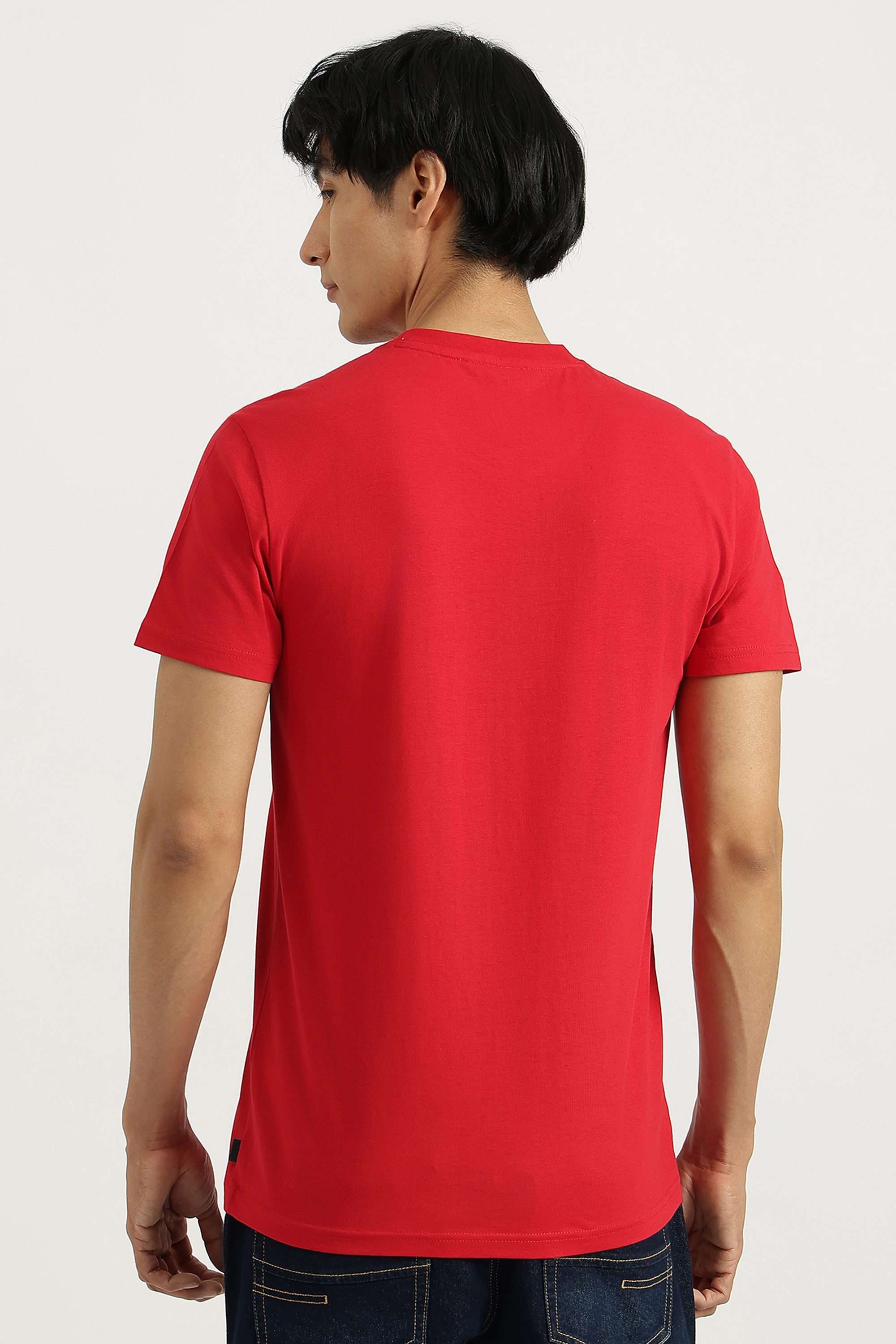 Solid-Cotton-Round-Neck-Men-s-T-Shirt