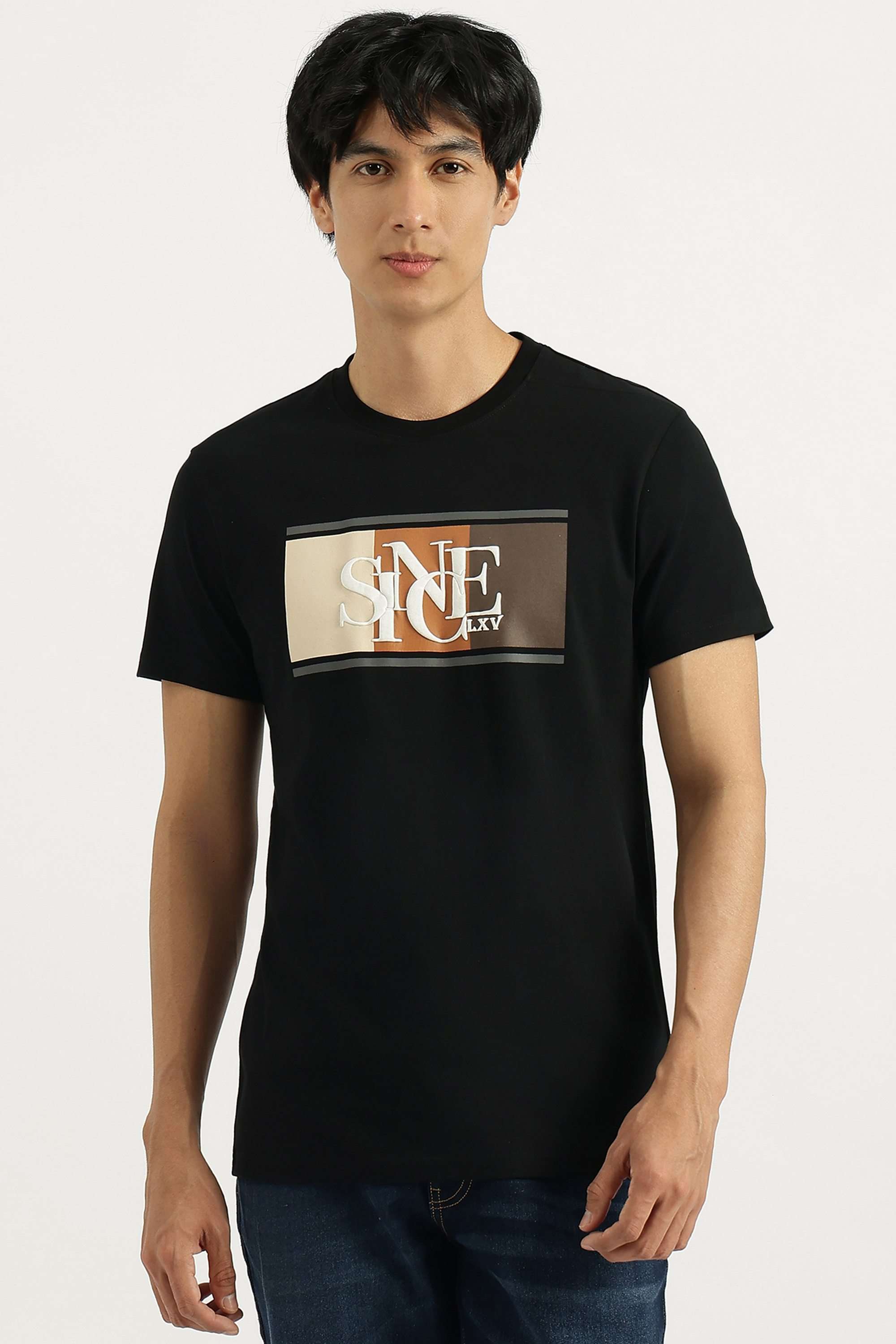 Solid-Cotton-Round-Neck-Men-s-T-Shirt