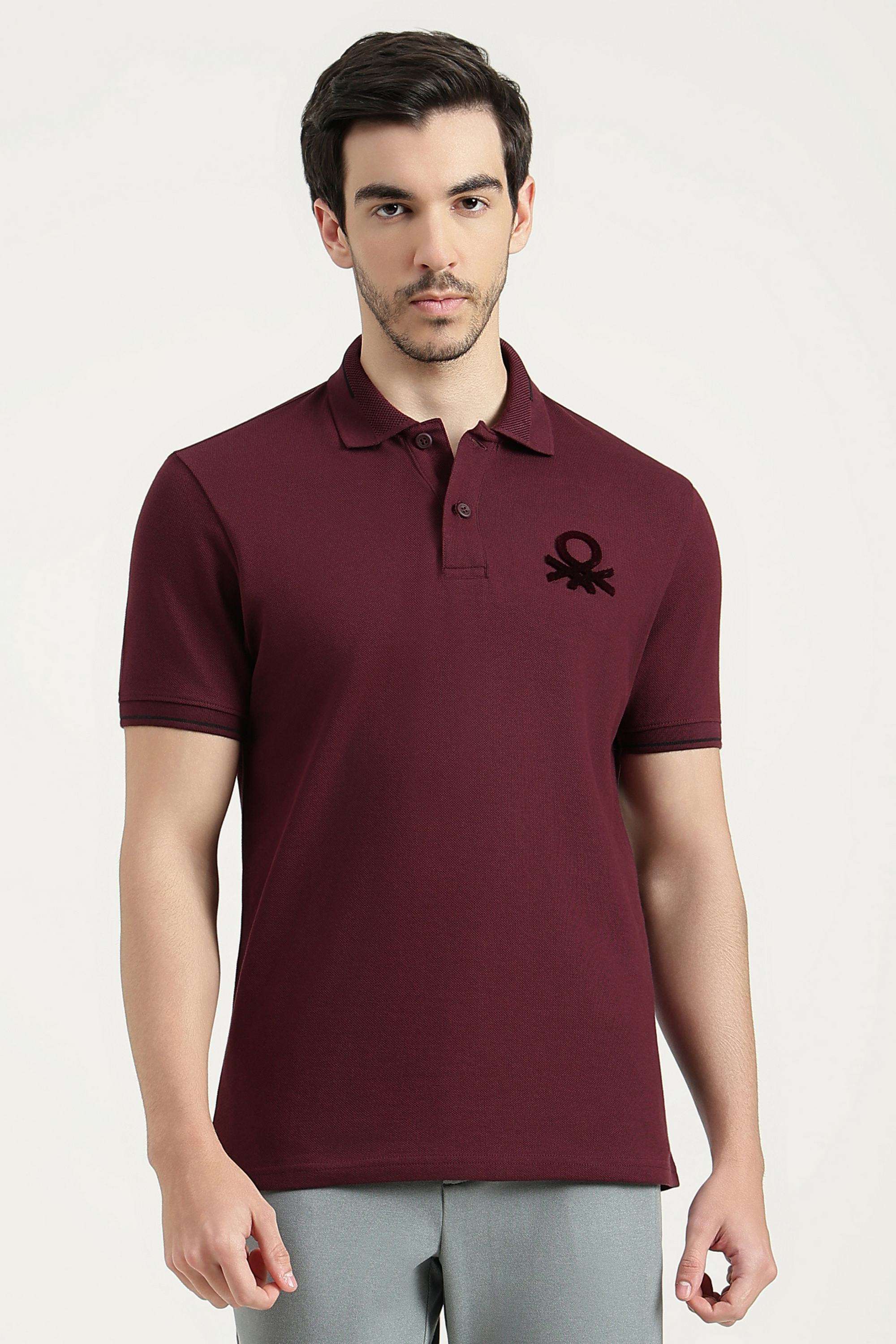 Solid-Cotton-Blend-Regular-Fit-Men-s-T-Shirt