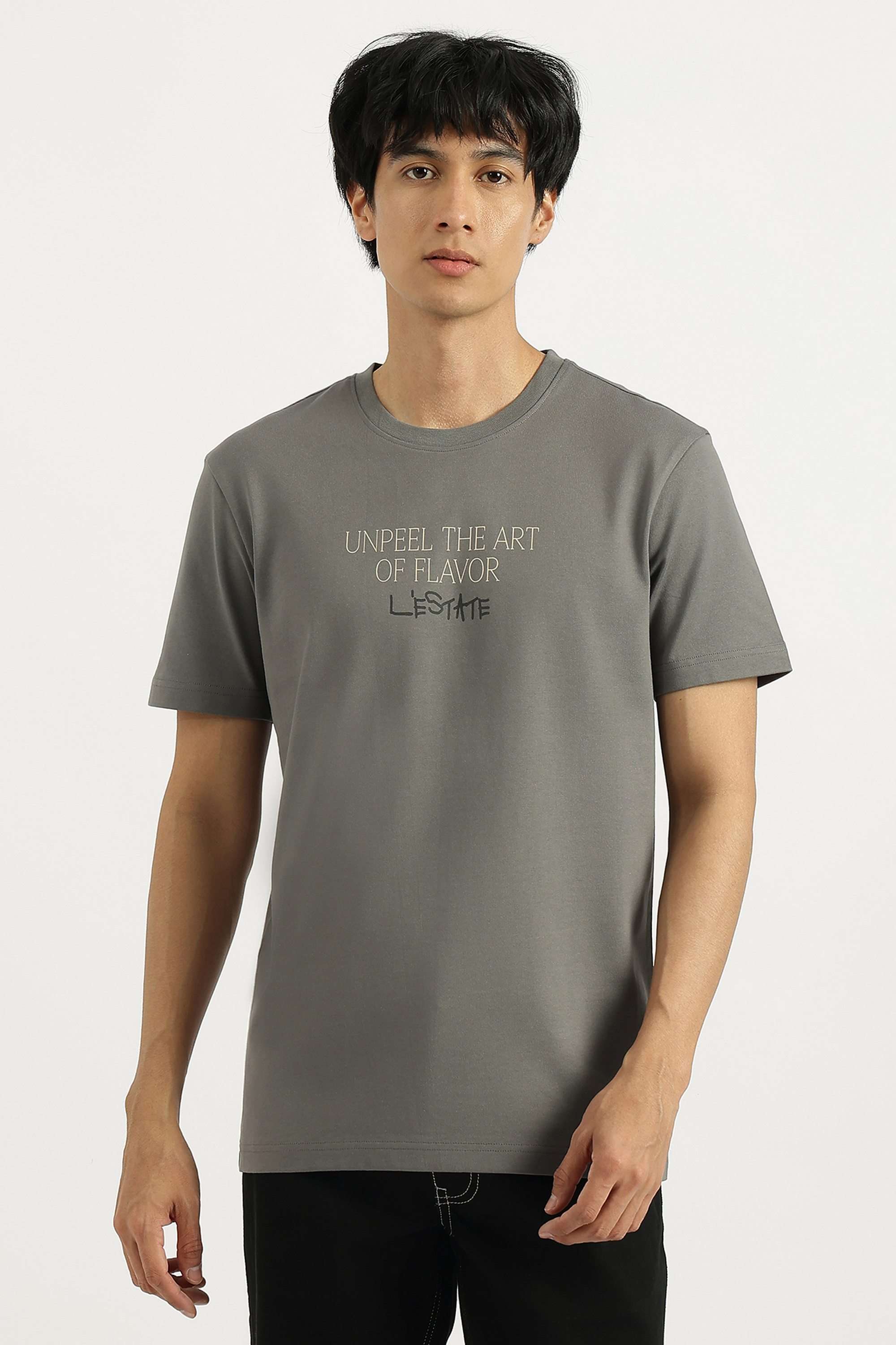 Solid-Cotton-Round-Neck-Men-s-T-Shirt