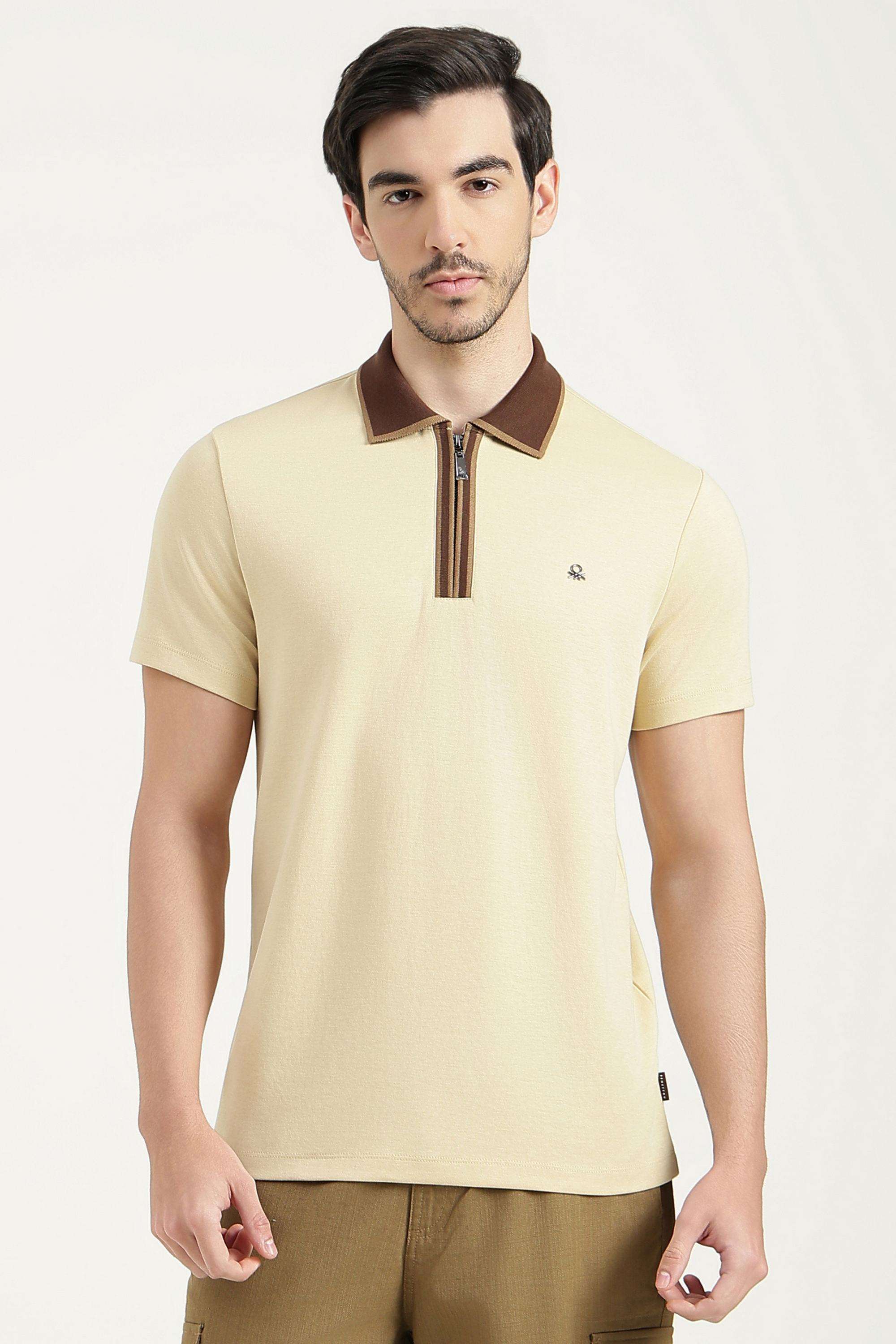 Solid-Cotton-Blend-Regular-Fit-Men-s-T-Shirt