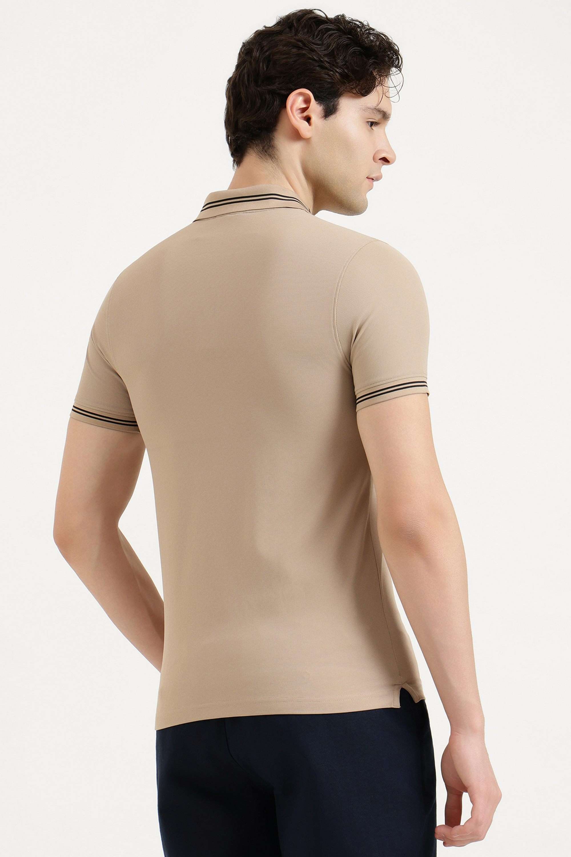 Solid-Nylon-Polo-Men-s-T-Shirt