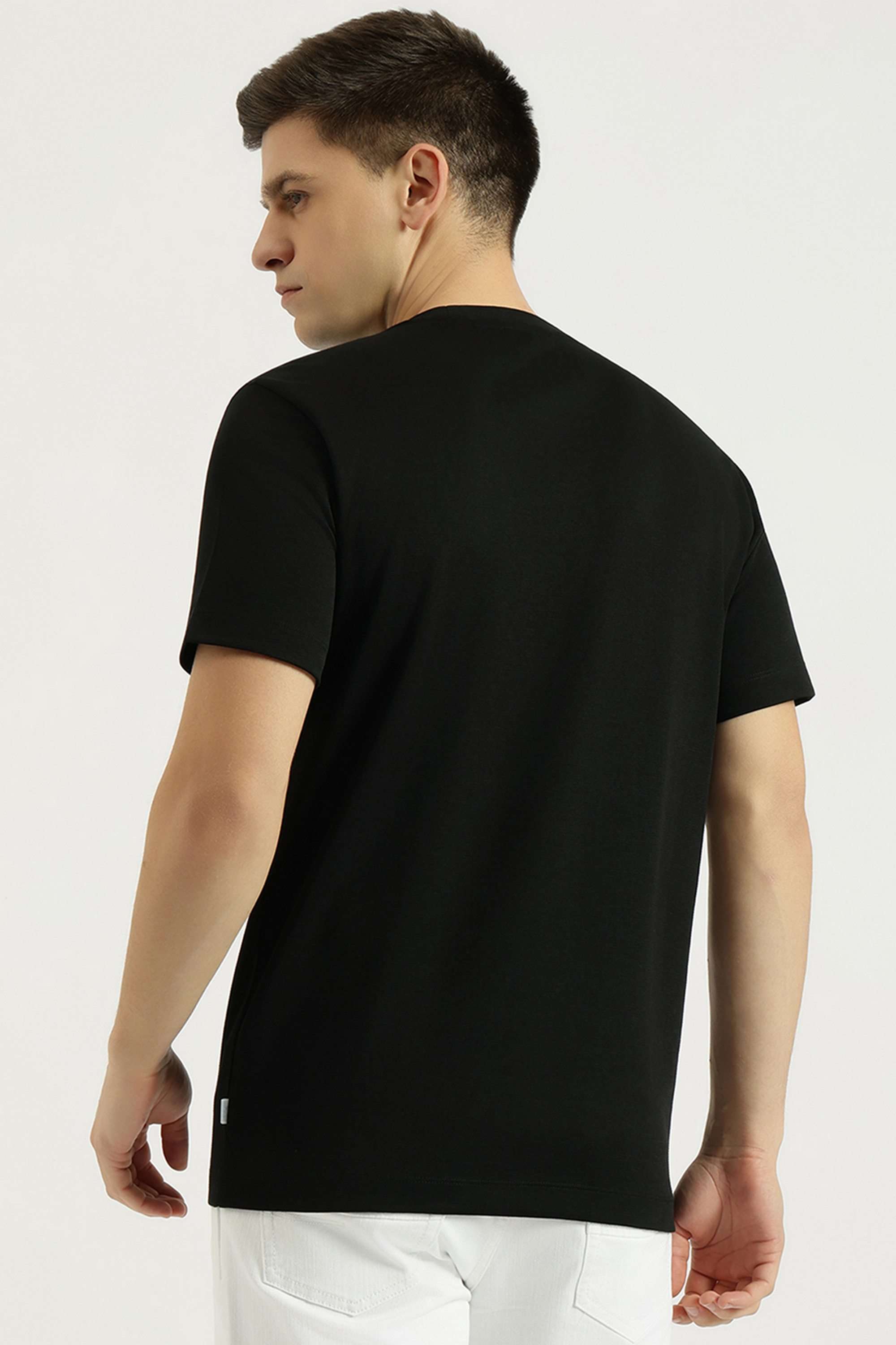 Printed-Cotton-Blend-Round-Neck-Men-s-T-Shirt