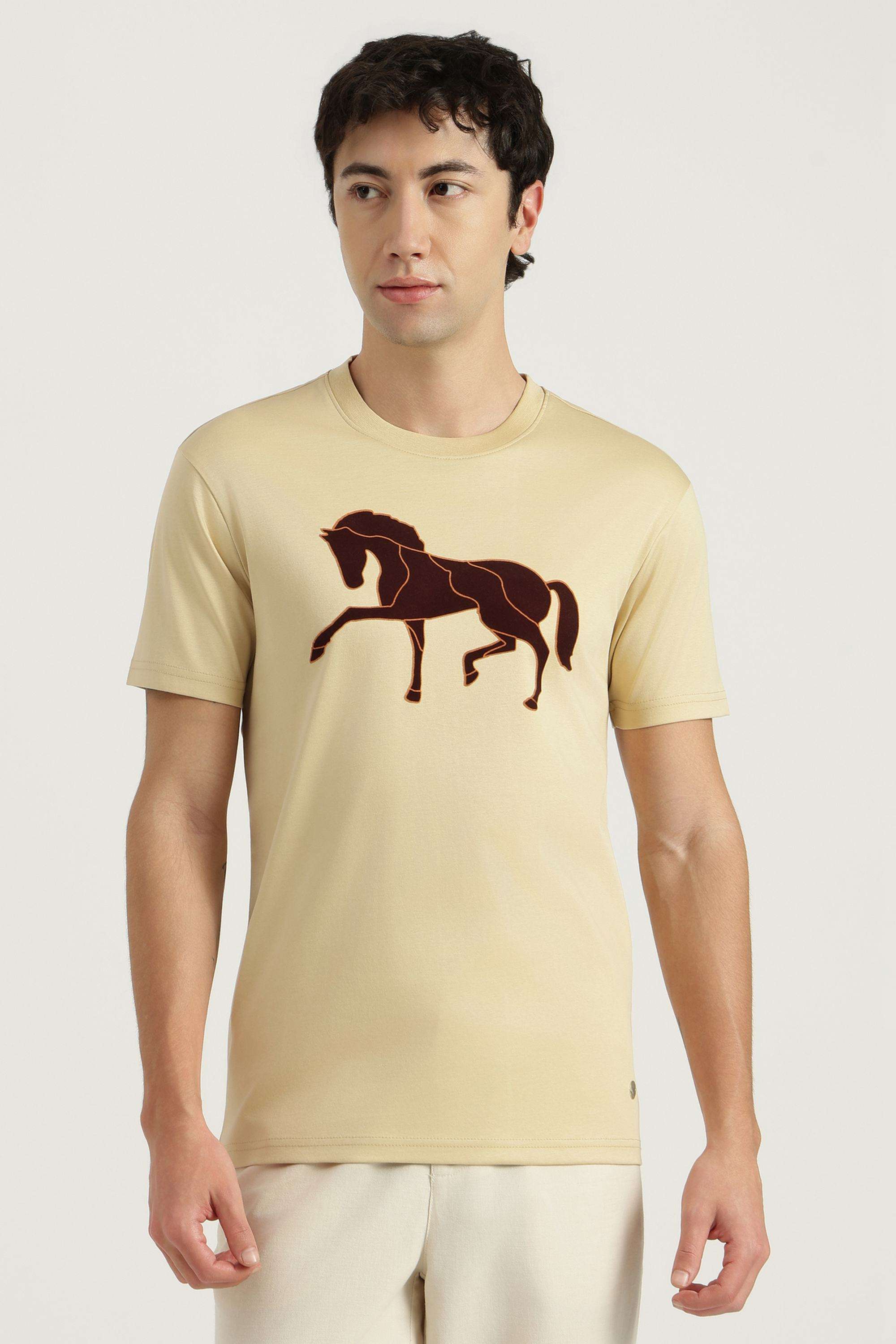 Solid-Cotton-Round-Neck-Men-s-T-Shirt