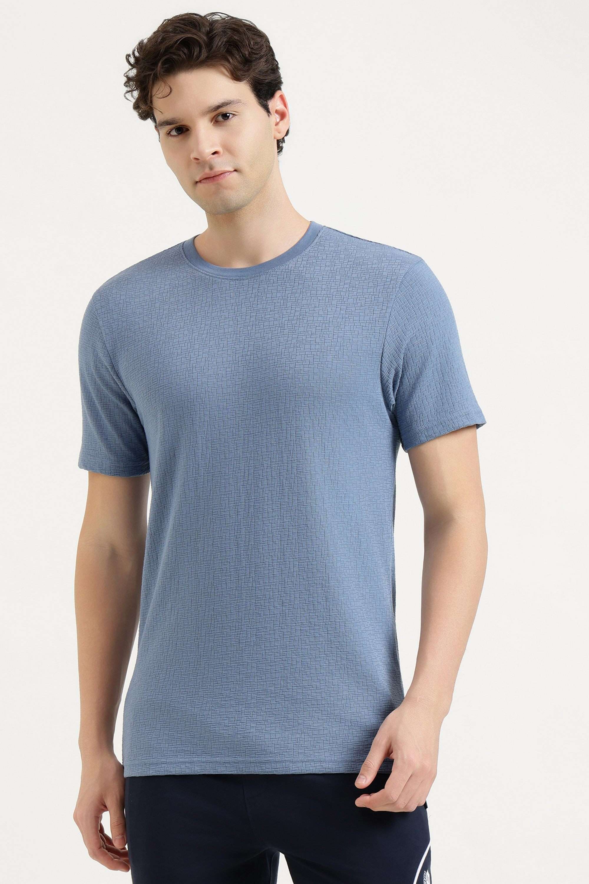 Printed-Cotton-Blend-Round-Neck-Men-s-T-Shirt