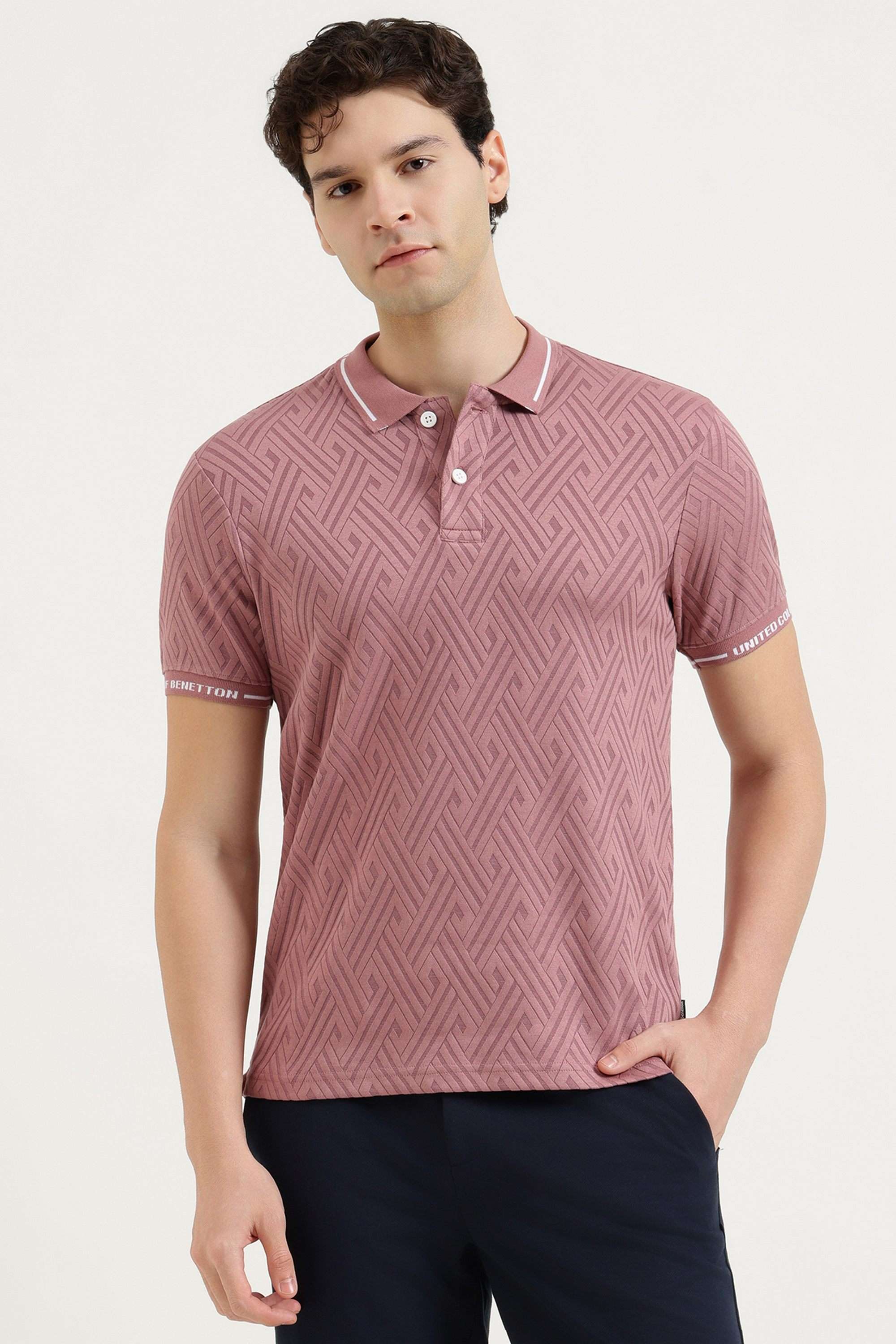 Printed-Cotton-Blend-Polo-Men-s-T-Shirt